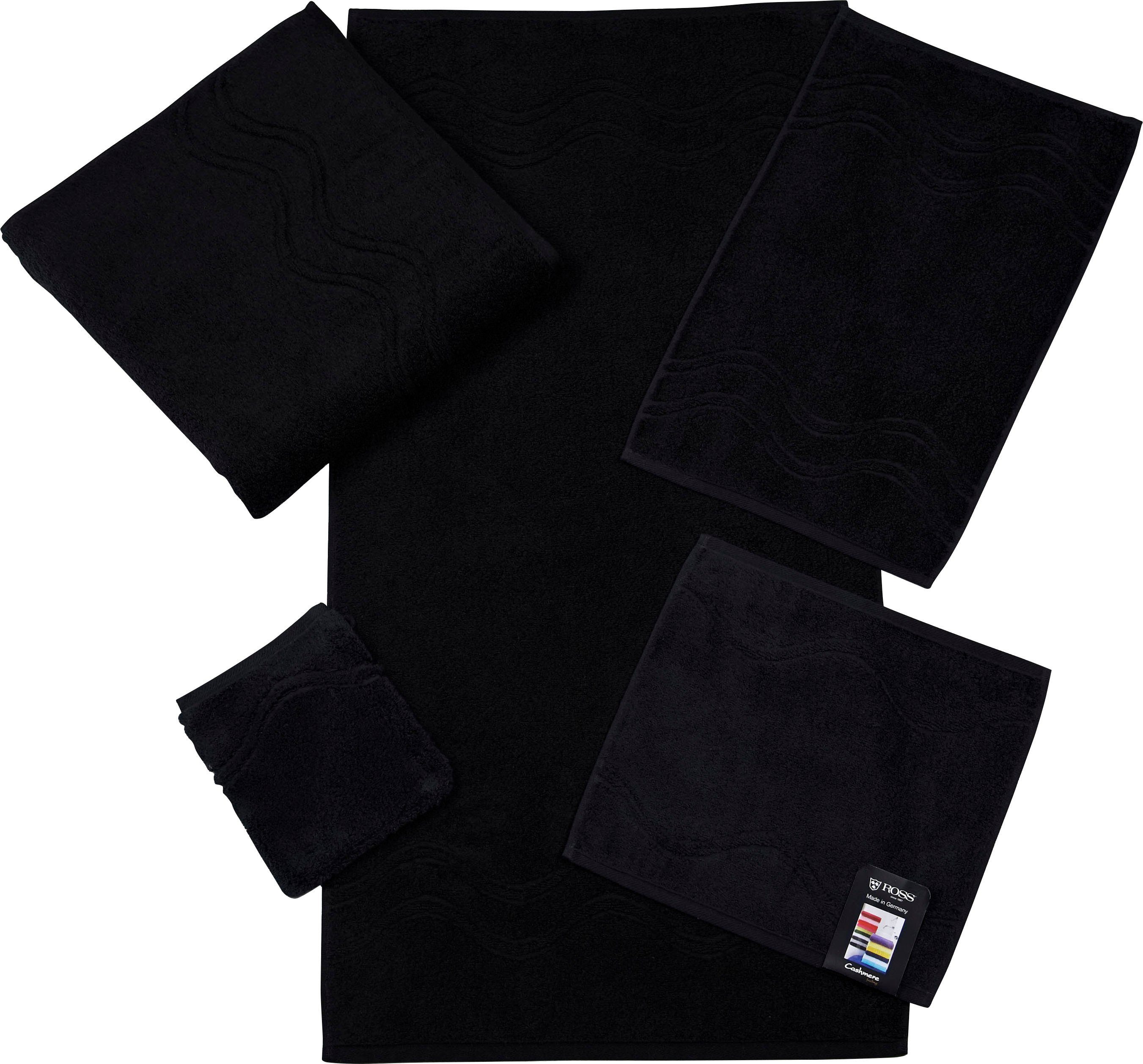 ROSS Gästehandtuch Cashmere feeling, Frottier (Packung, günstig online kaufen