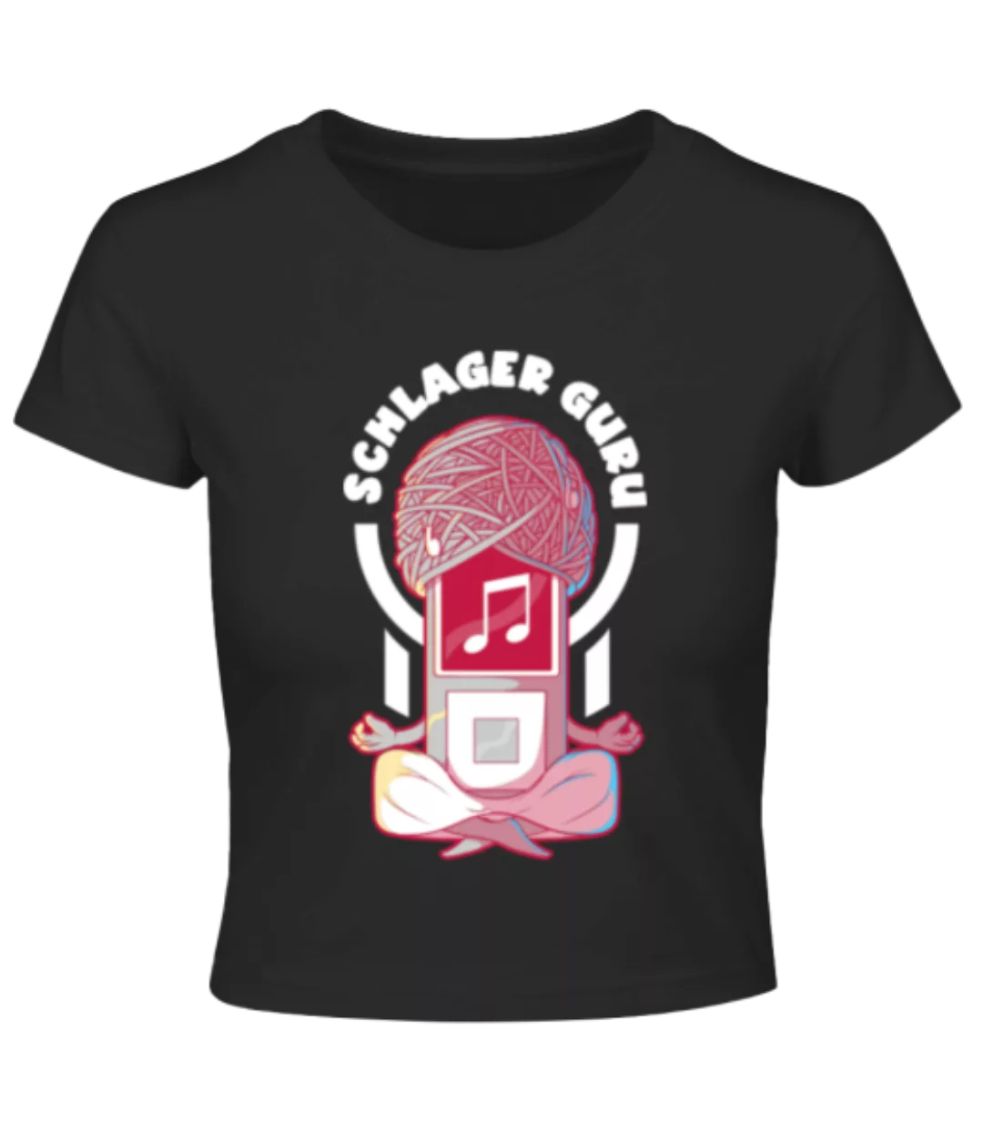 Schlager Guru · Crop T-Shirt günstig online kaufen