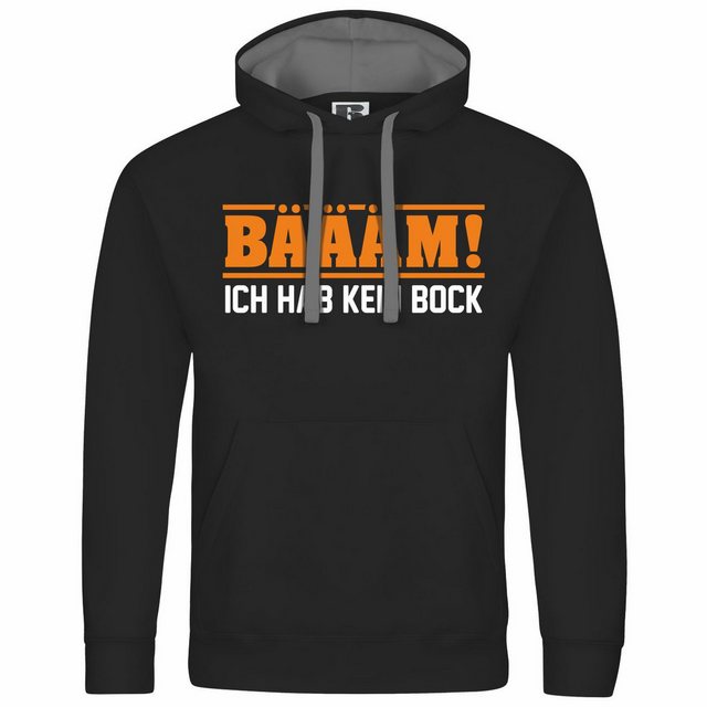 deinshirt Kapuzenpullover Herren Kapuzenpullover BÄÄÄM Ich hab kein bock me günstig online kaufen