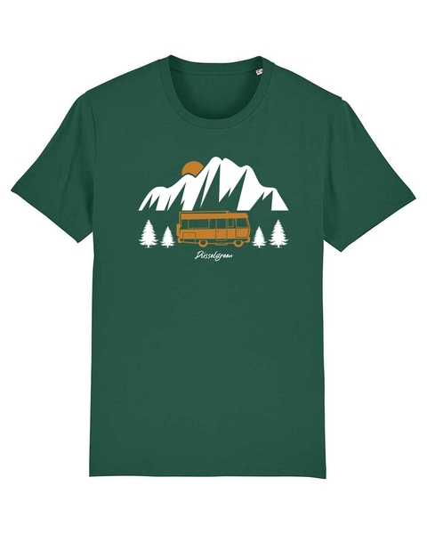 Camper, Wohnwagen, Berge, Vanlife Tshirt Aus Bio Baumwolle günstig online kaufen