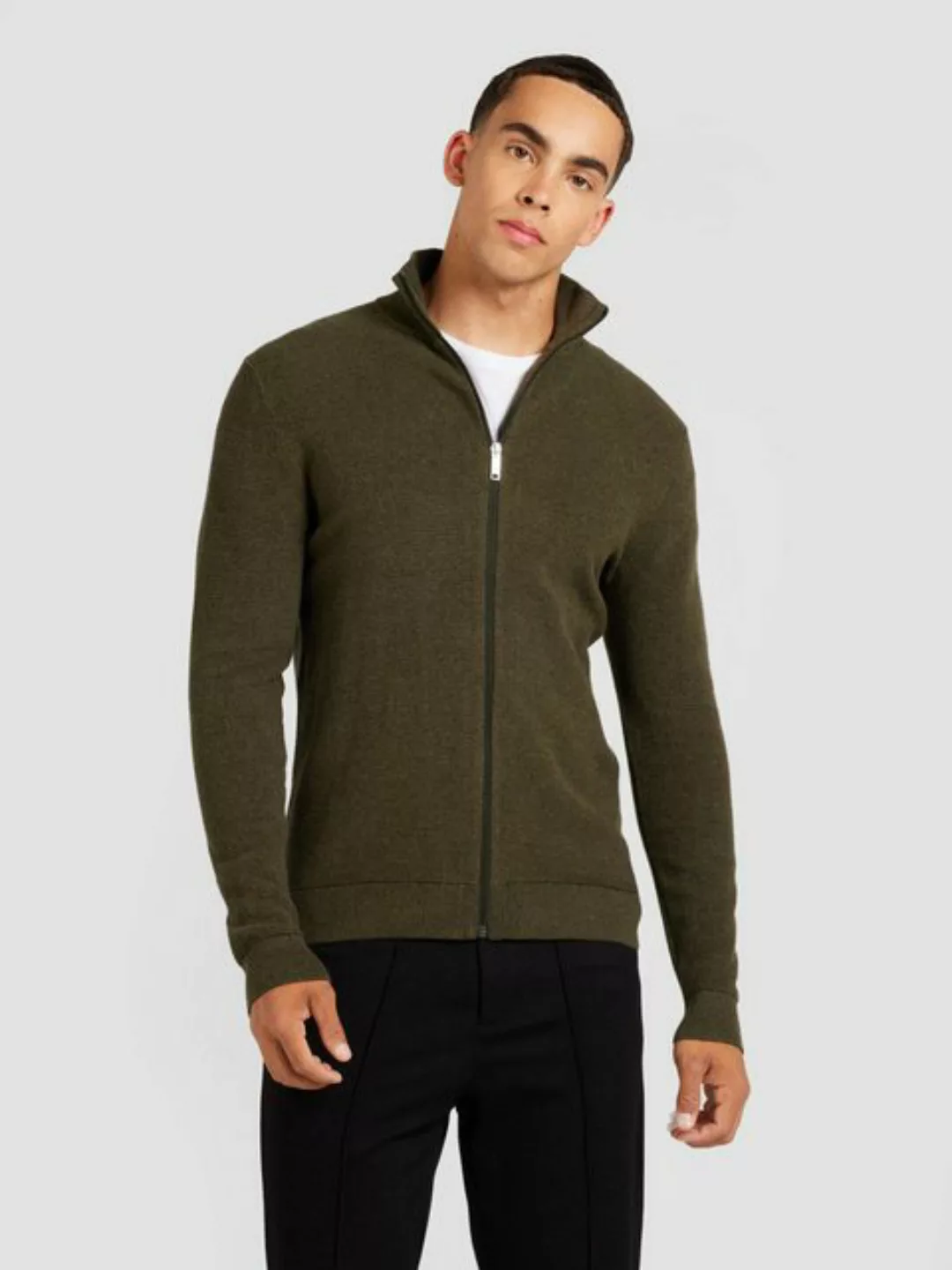 SELECTED HOMME Strickjacke SLHROSS (1-tlg) Plain/ohne Details günstig online kaufen