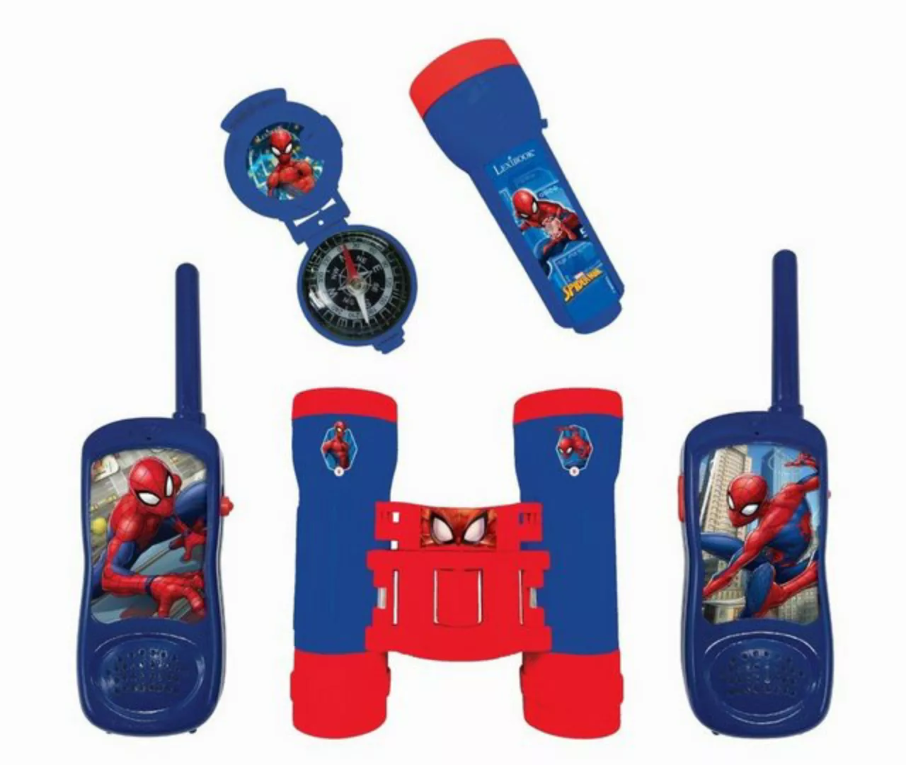 Lexibook® Walkie Talkie Spider-Man Abenteuerset 2 Walkie Talkies Fernglas T günstig online kaufen