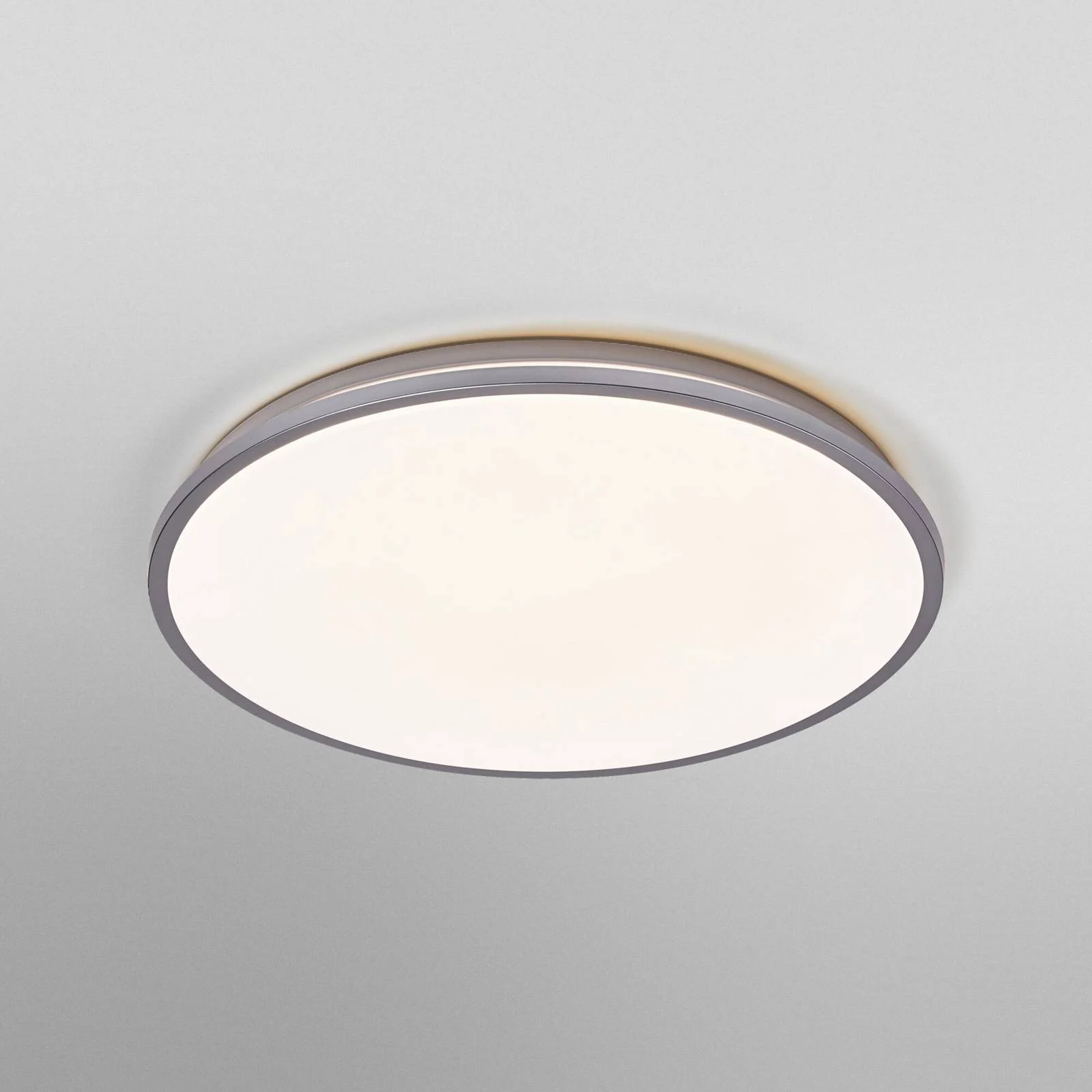 OSRAM LED-Deckenleuchte ORBIS DUBLIN, Ø 49 cm, silber Metall günstig online kaufen
