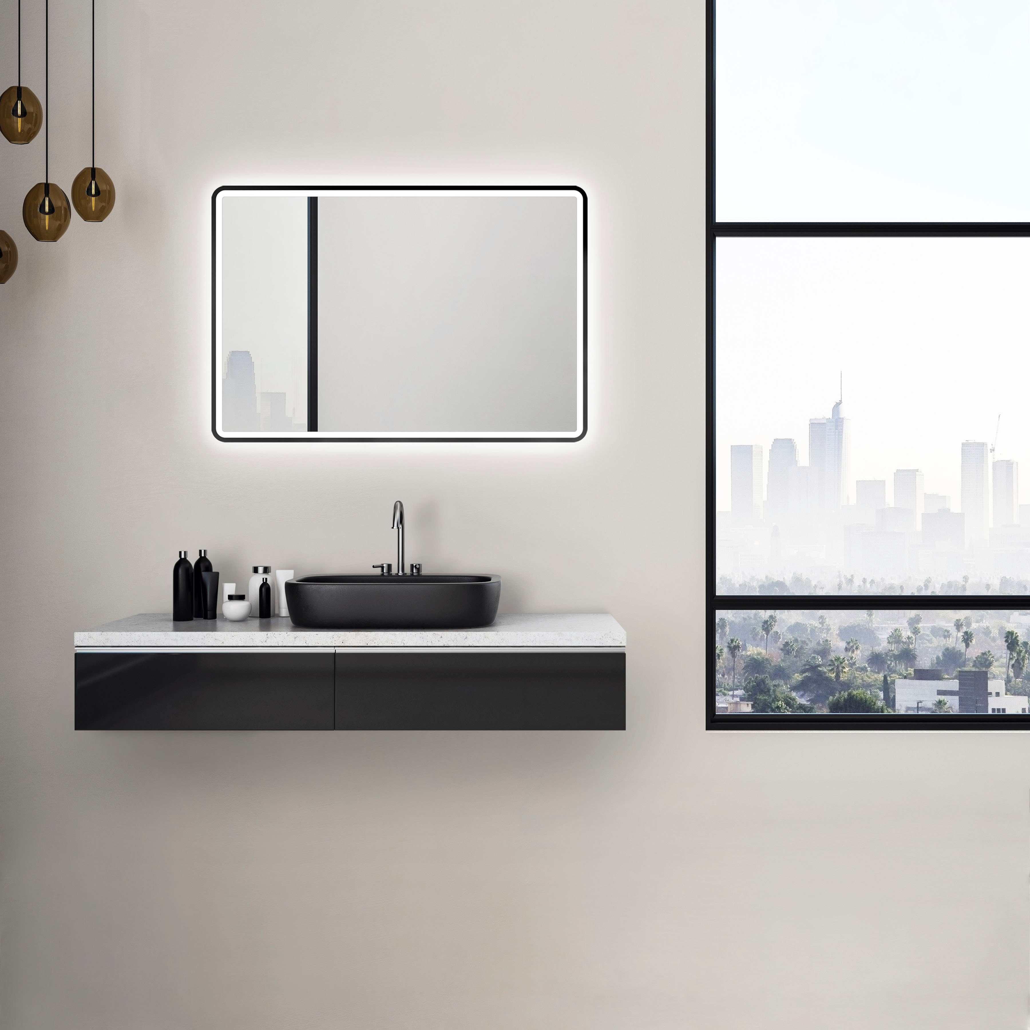 Talos Badspiegel Moon, LED Spiegel, Design günstig online kaufen