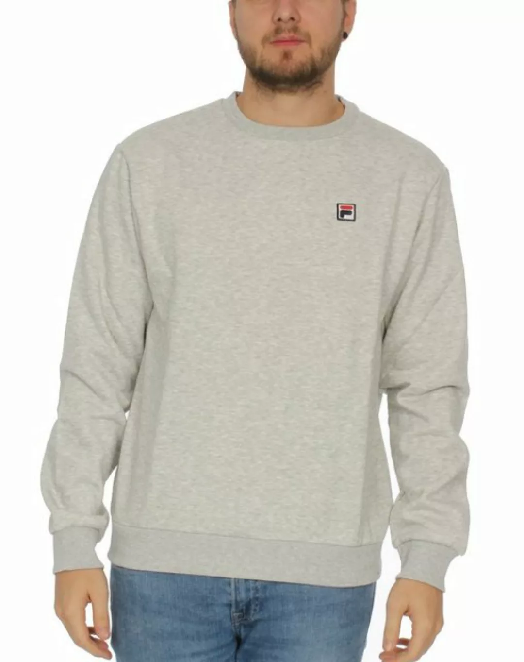 Fila Sweatshirt Fila Sweater Herren HECTOR CREW SWEAT 687457 B13 Light Grey günstig online kaufen