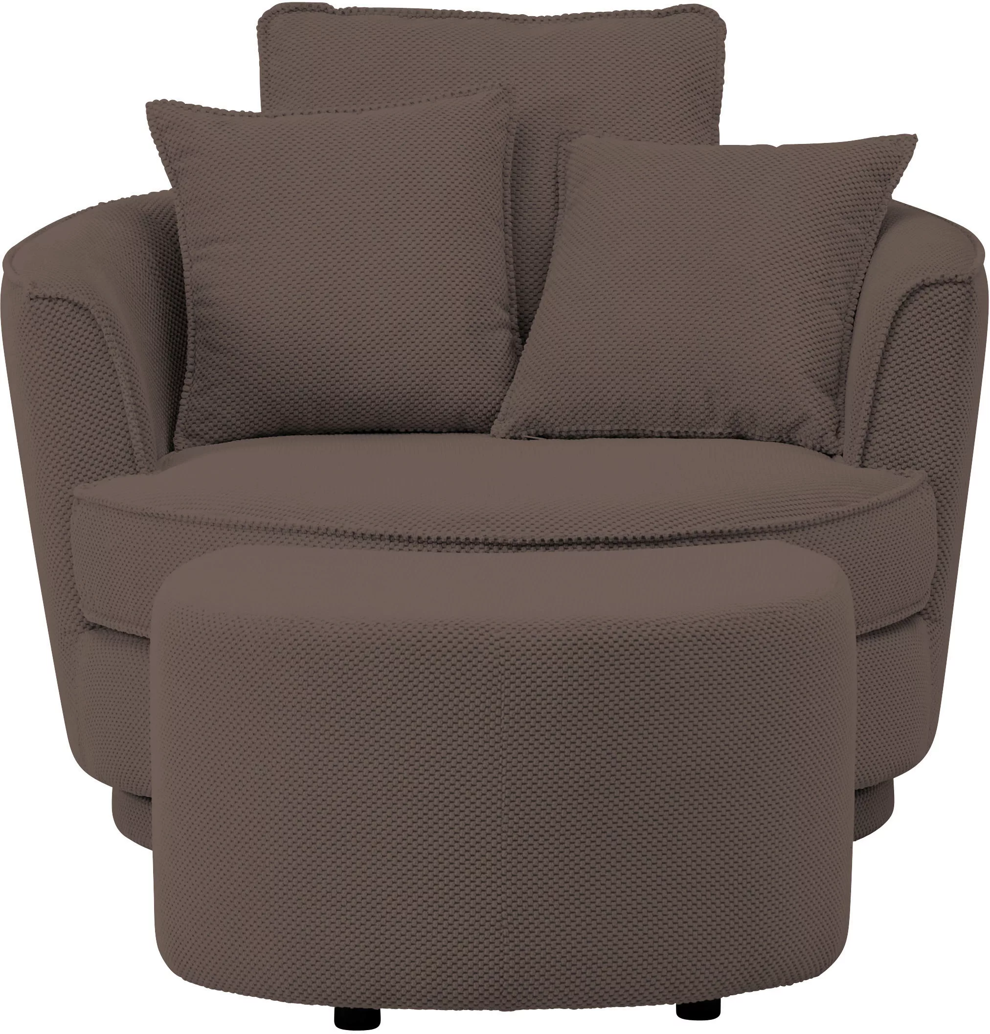 Leonique Drehsessel "MAISIE, Love Seat XXL Lese-Sessel, Big-Sessel mit Hock günstig online kaufen