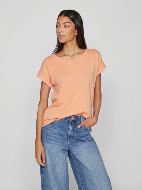 Vila Rundhalsshirt VIDREAMERS NEW PURE T-SHIRT/SU-NOOS Basic Damen-T-Shirt günstig online kaufen