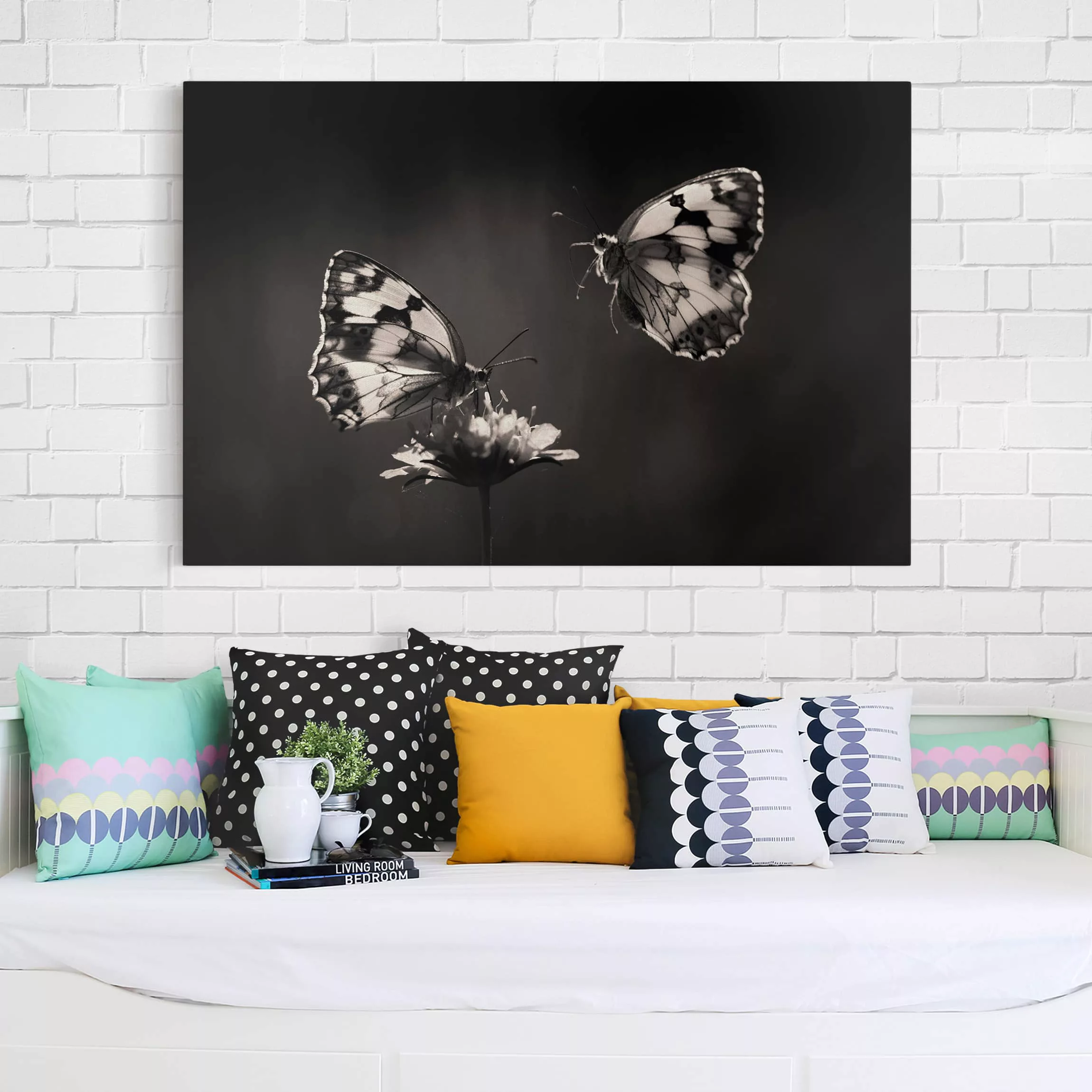 Leinwandbild Schmetterling - Querformat Medioluto Norte günstig online kaufen