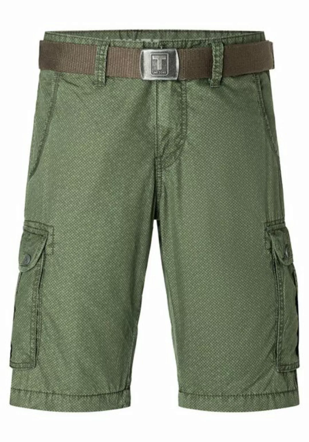 TIMEZONE Cargoshorts Feine Cargo Chino Shorts mit elegantem Muster und Gürt günstig online kaufen