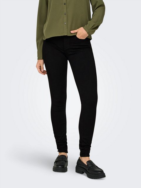 ONLY Skinny-fit-Jeans "ONLBLUSH MID SK 4EVERBLK DNM SOO796 NOOS" günstig online kaufen