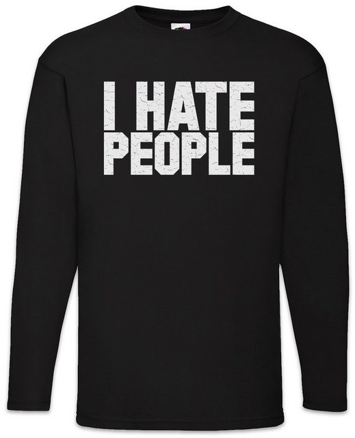 Urban Backwoods Langarmshirt I Hate People College Style Langarm T-Shirt Mi günstig online kaufen