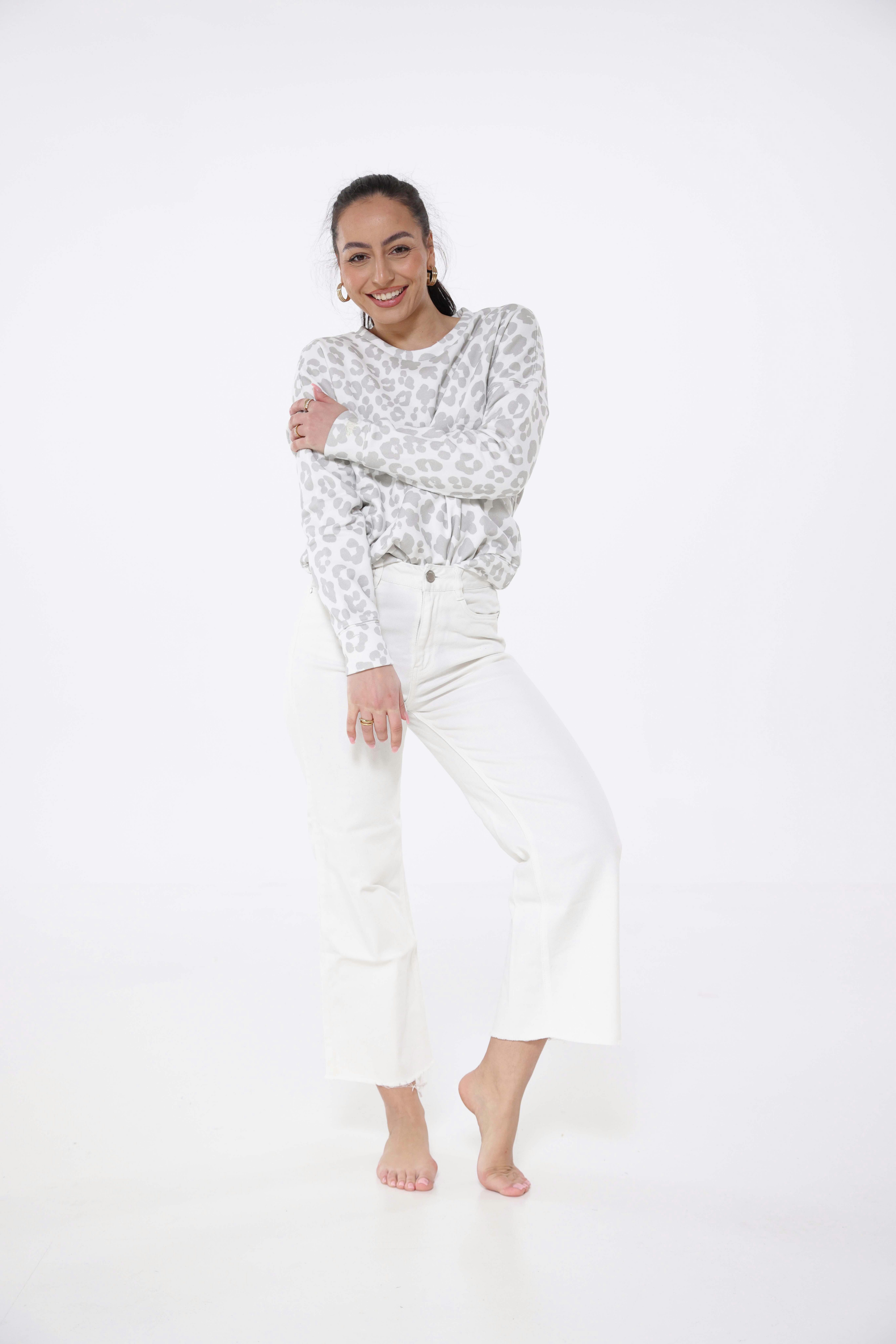 Lara Laurén Rundhalspullover MEL Rundhalspullover Oversize günstig online kaufen