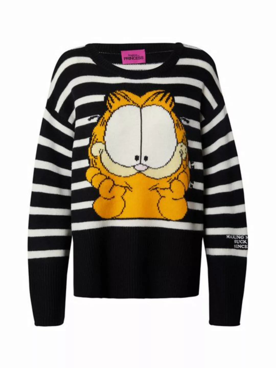 Frogbox Rollkragenpullover Garfield (1-tlg) Stickerei günstig online kaufen