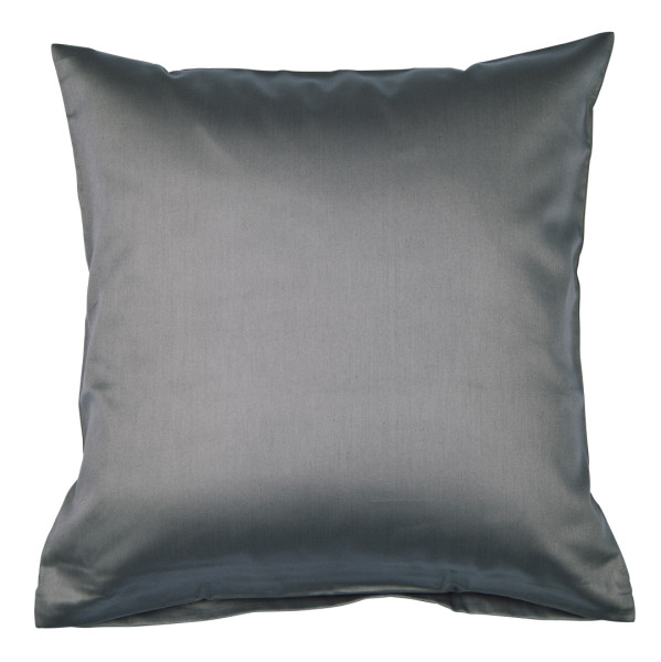 Janine Janine Mako-Satin Bettwäsche Colors 31001 anthrazit Größe:  80x80 cm günstig online kaufen
