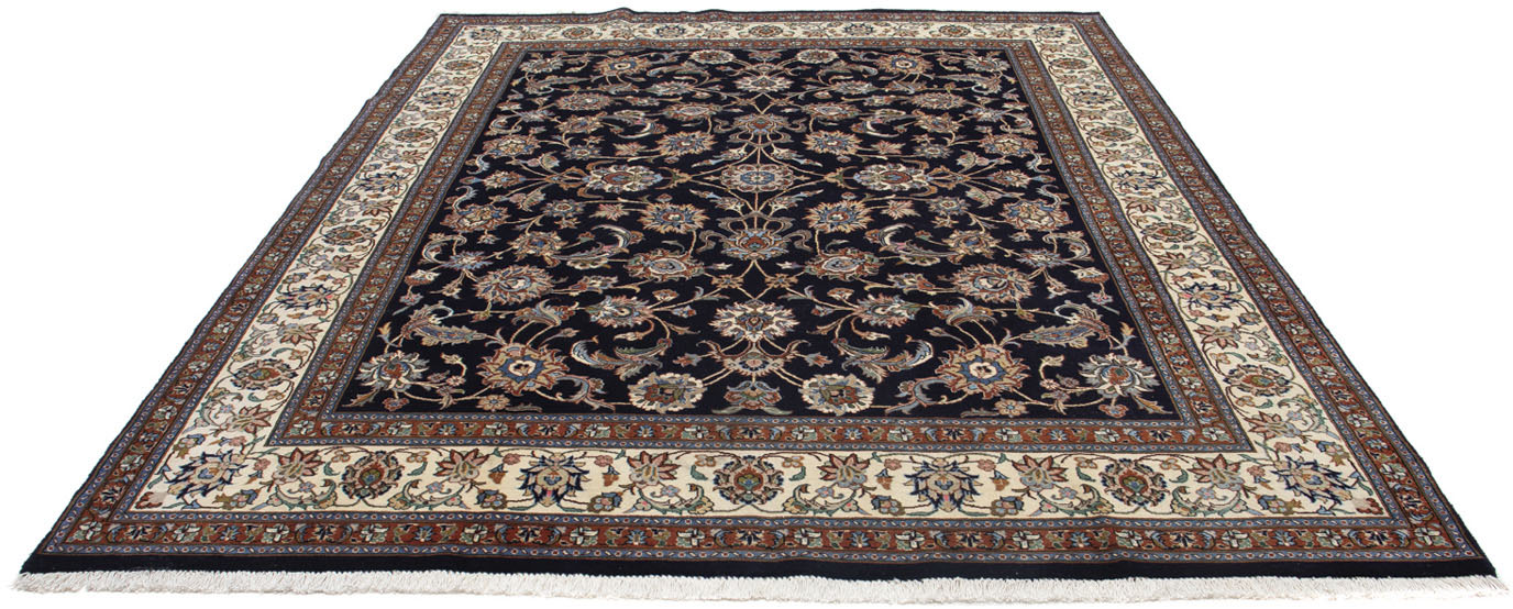 morgenland Wollteppich »Kaschmar Blumenmuster Nero 282 x 190 cm«, rechtecki günstig online kaufen