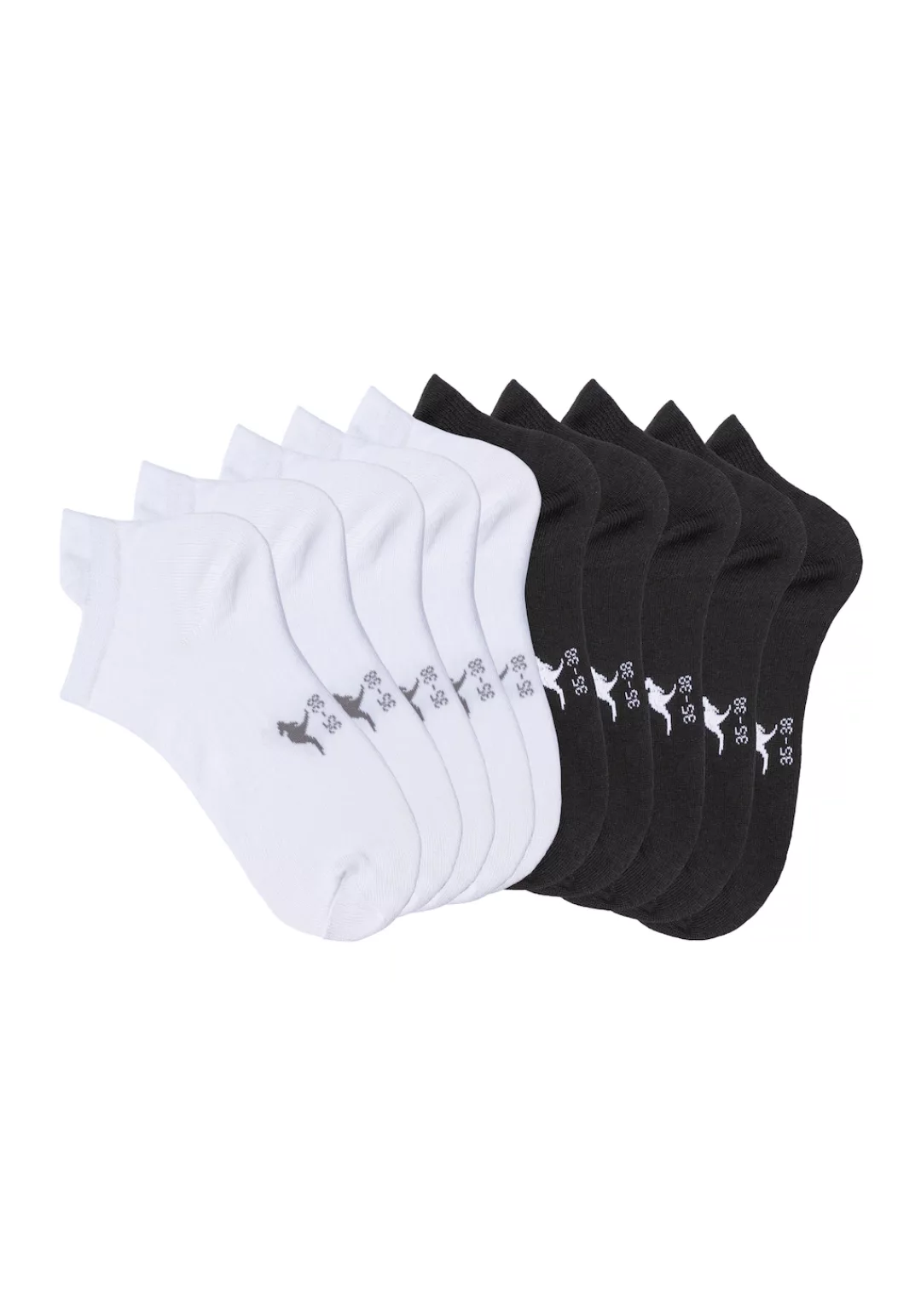 KangaROOS Sneakersocken, (Packung, 10 Paar), mit erhöhtem Bündchen günstig online kaufen