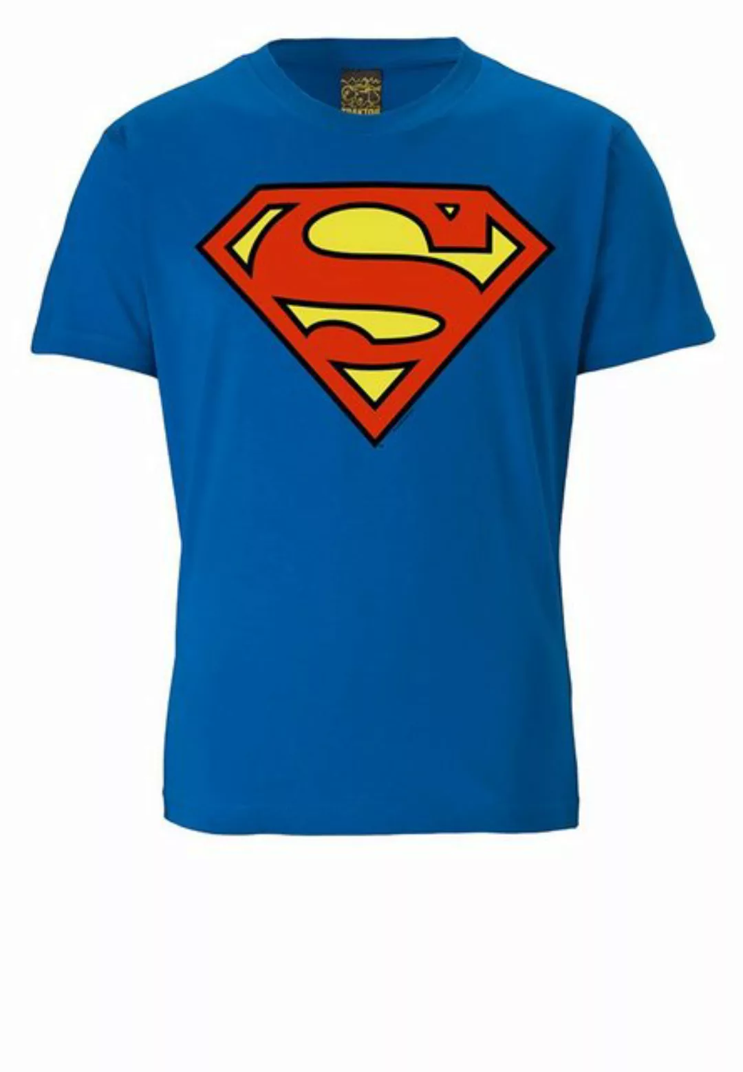 LOGOSHIRT T-Shirt Superman Logo mit trendigem Superhelden-Print günstig online kaufen