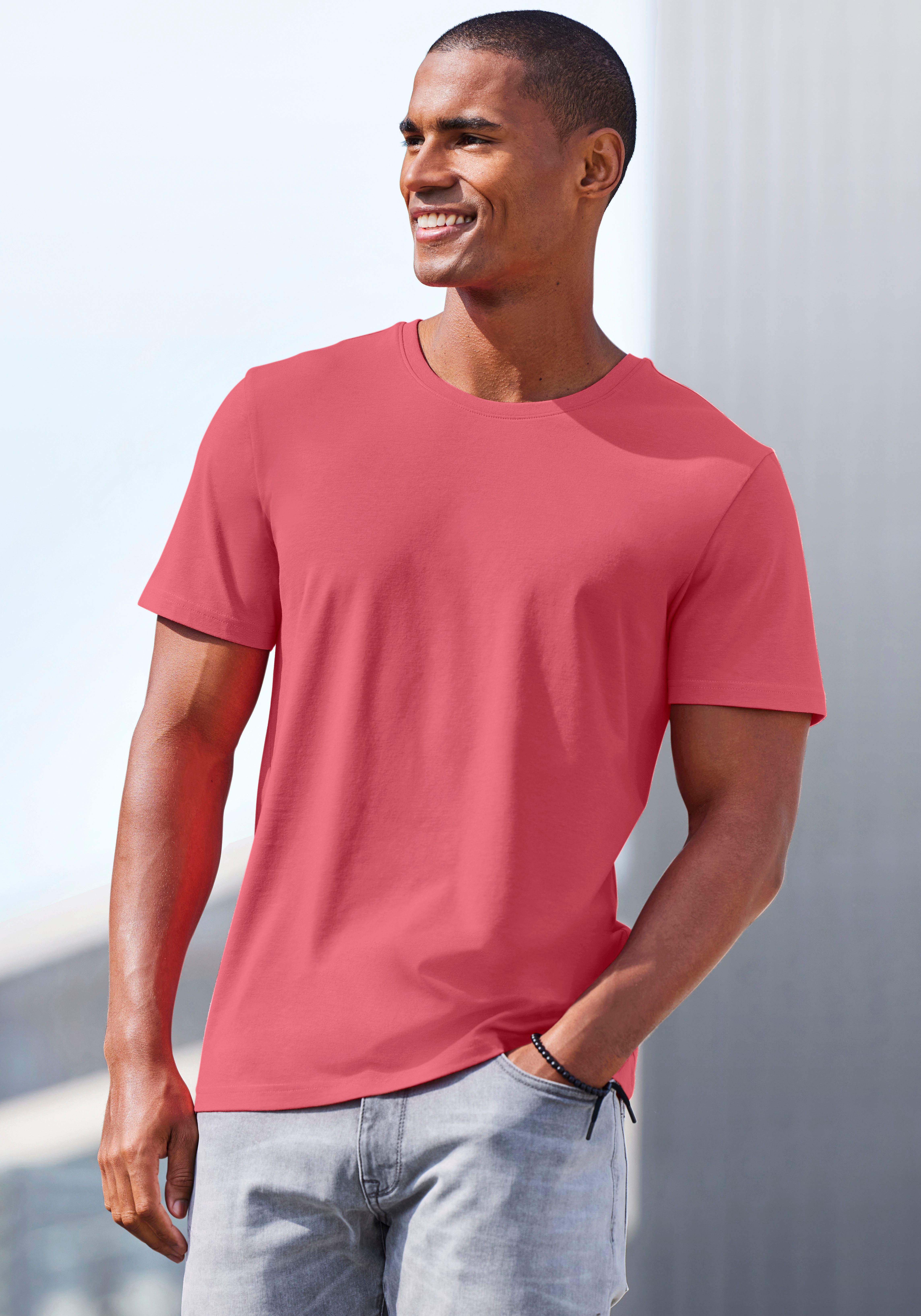 AUTHENTIC LE JOGGER T-Shirt, (Packung, 2), Freizeitshirt aus 100% Baumwolle günstig online kaufen