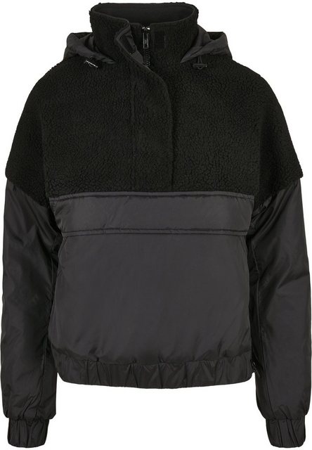 URBAN CLASSICS Winterjacke Damen Ladies Sherpa Mix Pull Over Jacket (1-St) günstig online kaufen