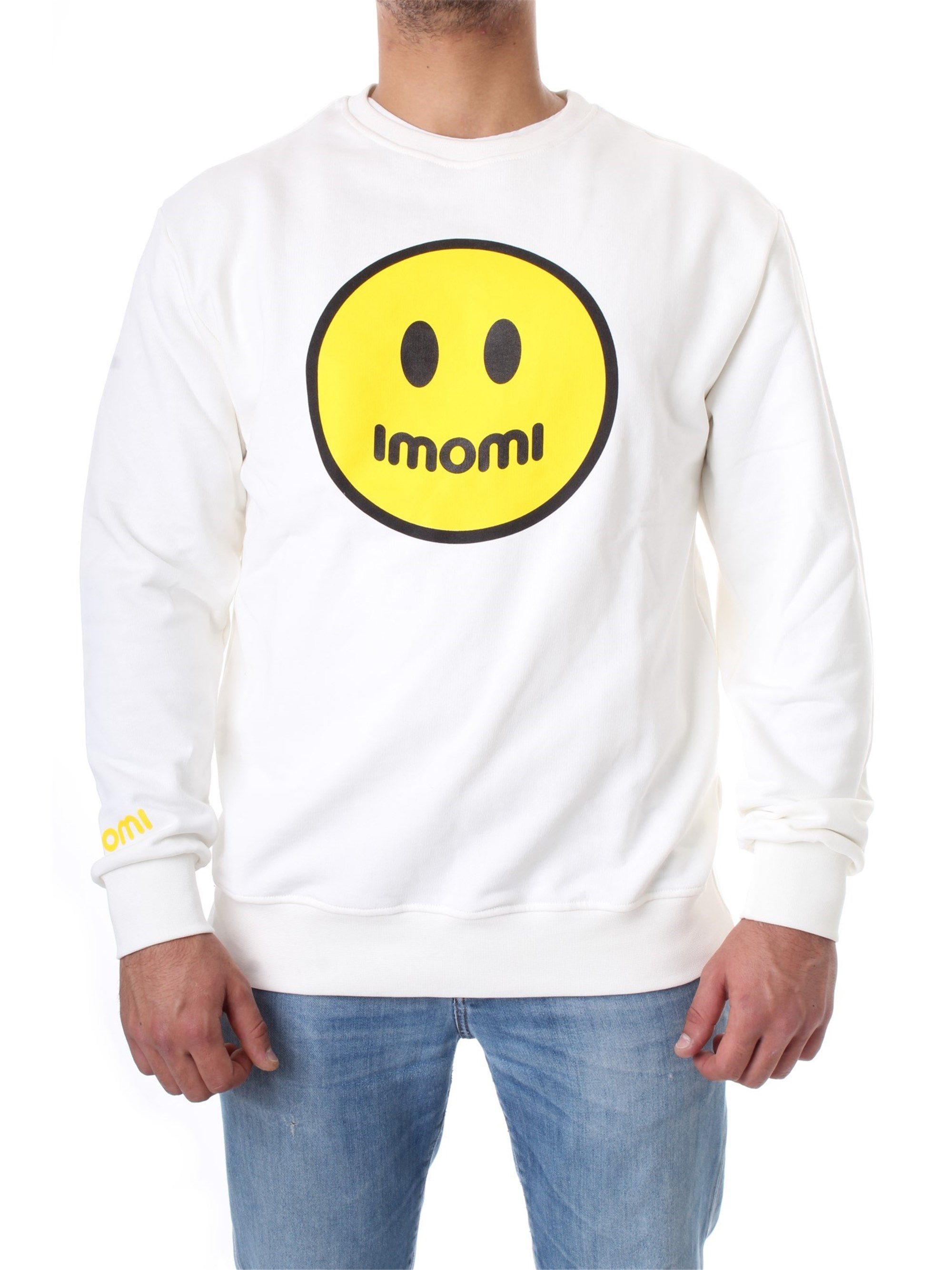 IMOMI Sweatshirt Unisex weiß cotone günstig online kaufen