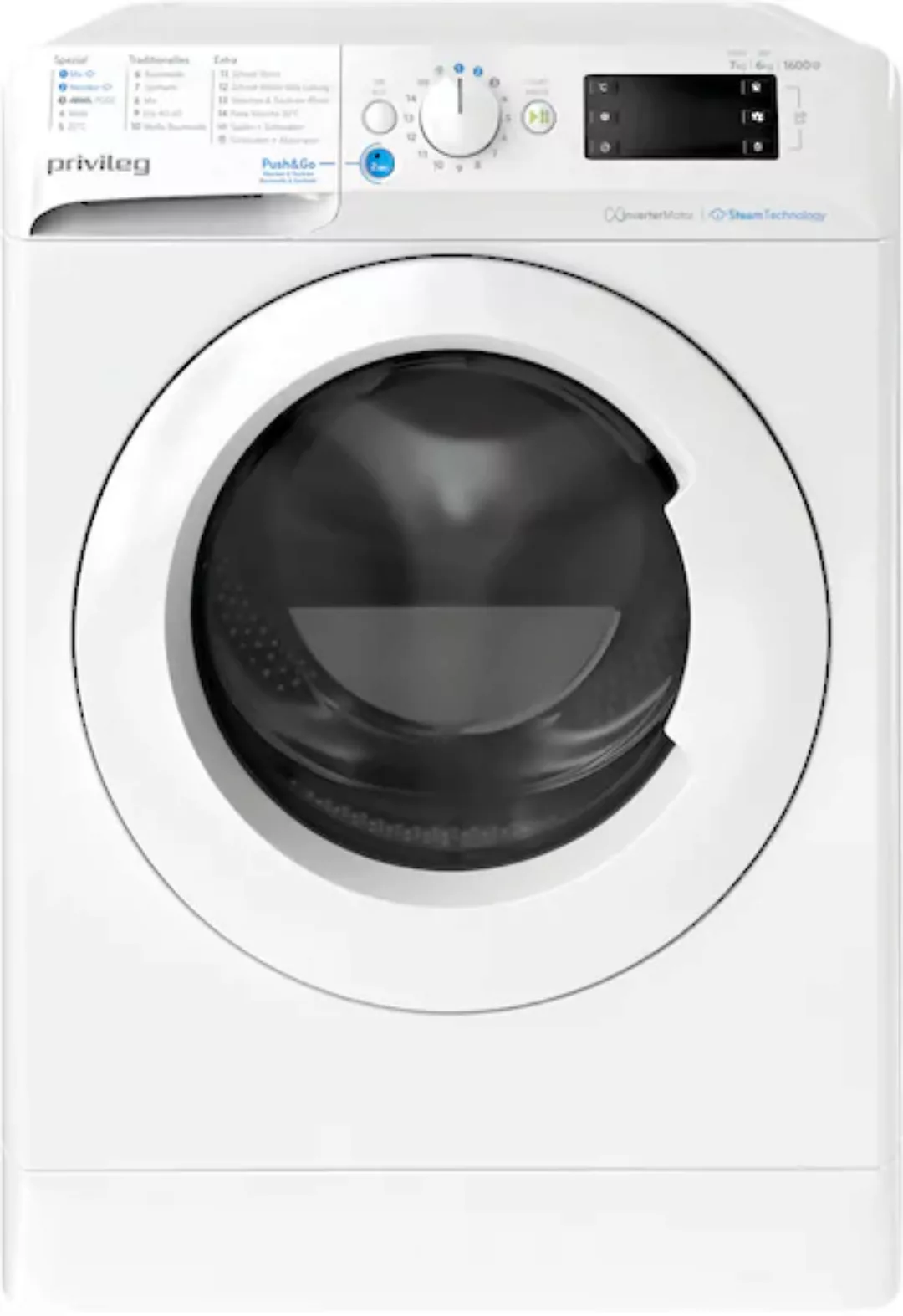 Privileg Waschtrockner »PWWTV X 76G6 DEN«, Push&Go mit Steam-Technologie günstig online kaufen