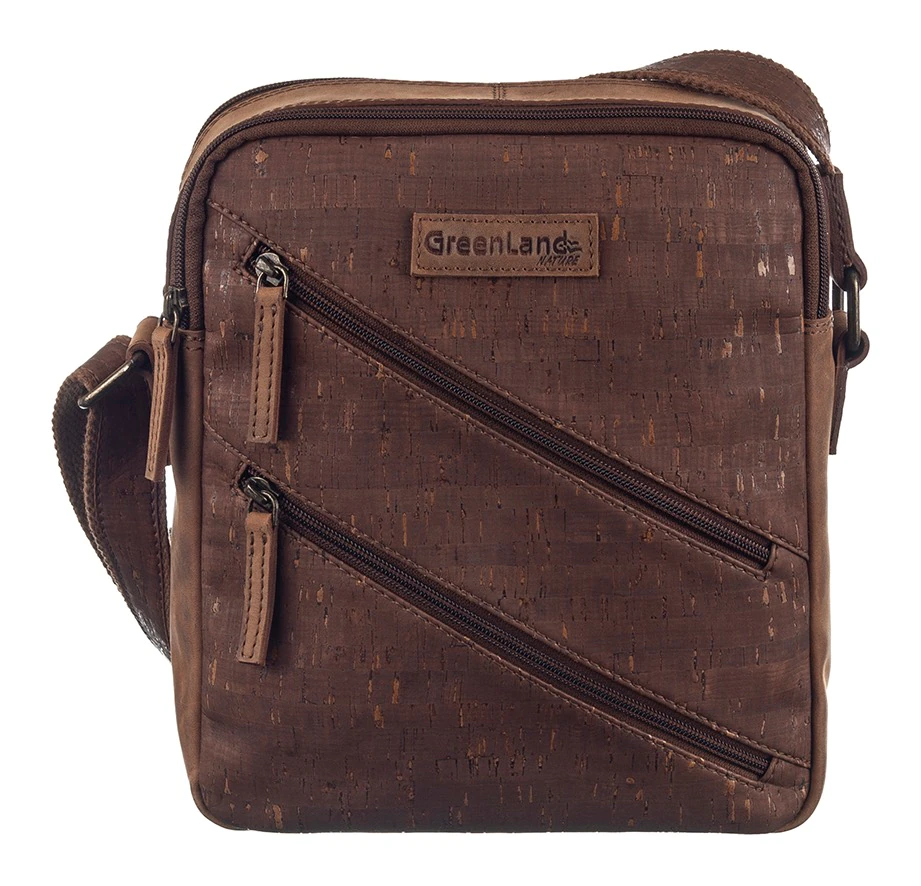 GreenLand Nature Umhängetasche "NATURE leather-cork", mit RFID-Schutz günstig online kaufen