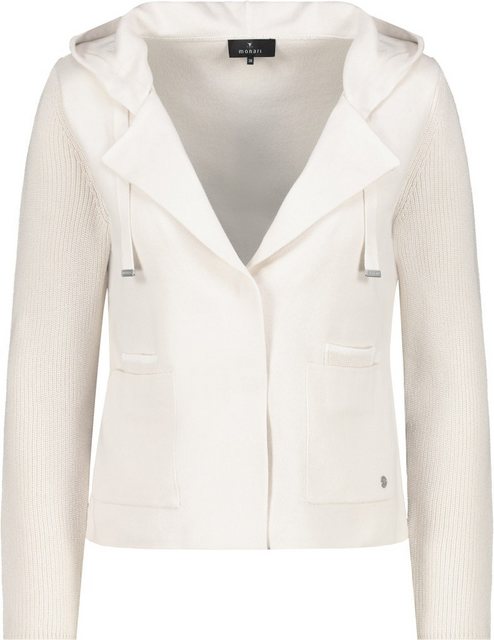 Monari Strickpullover Blazer mit Strickärmeln creamy beige günstig online kaufen