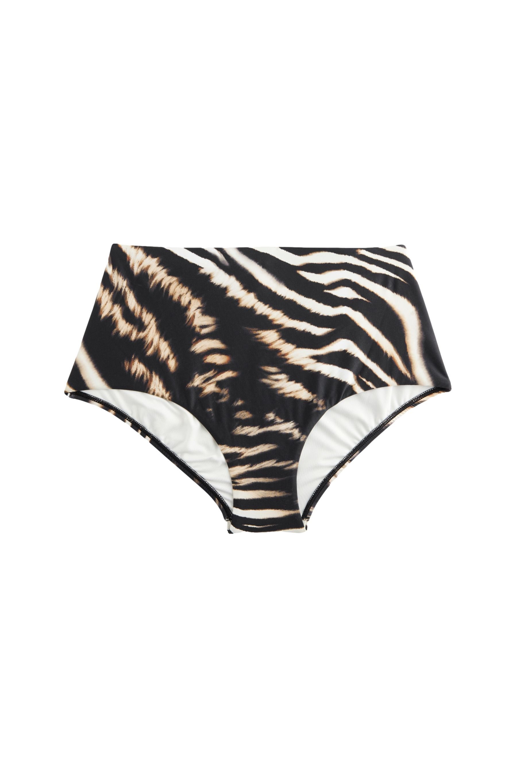 Next Bikini-Hose Hochbund-Bikinihose mit Print (1-St) günstig online kaufen
