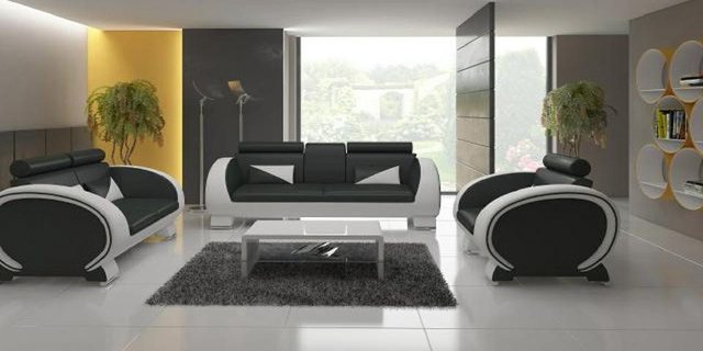 JVmoebel 3-Sitzer Ledersofa Sofa Couch Sofa 3 Sitzer Relaxcouch mit Barfunk günstig online kaufen