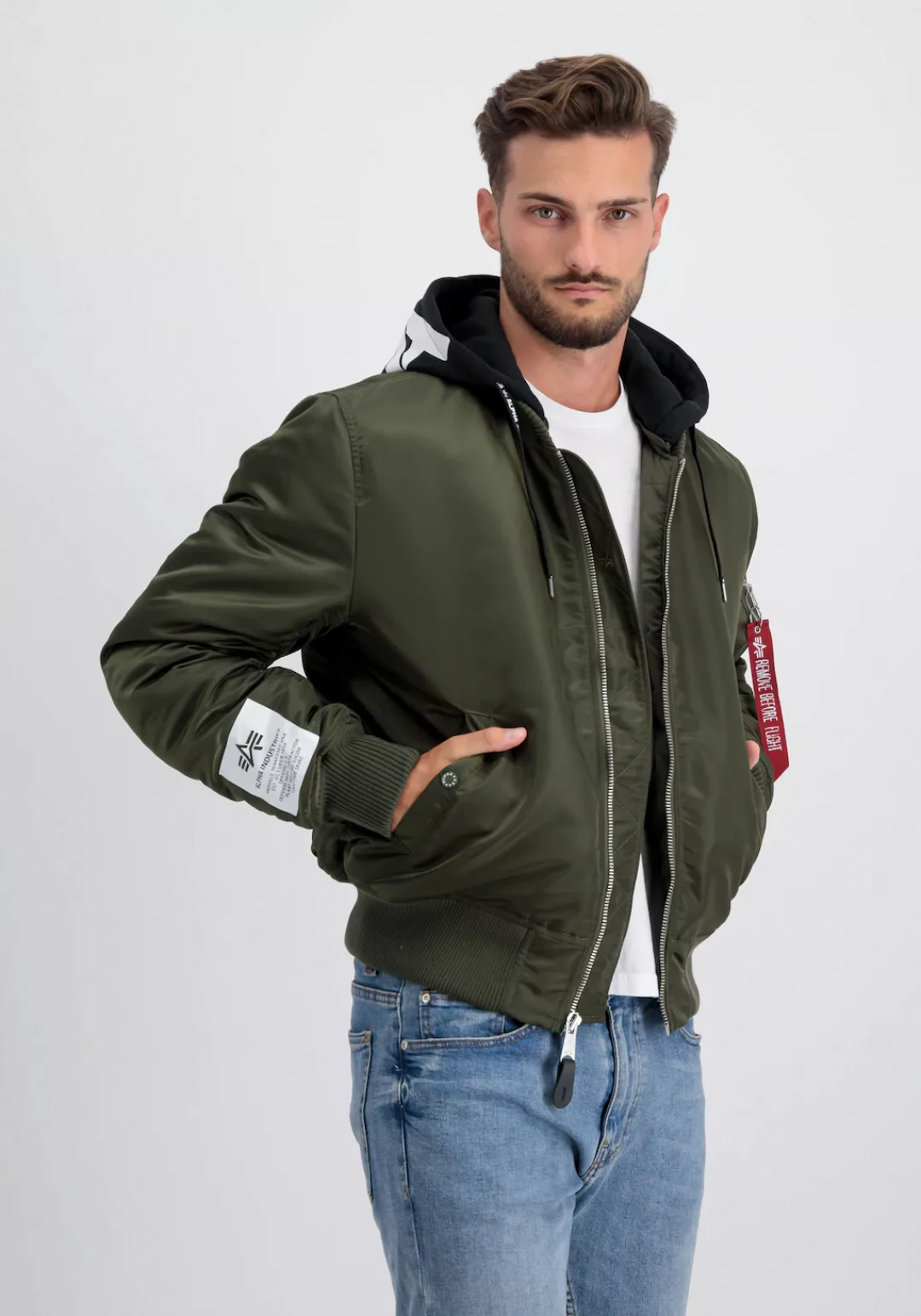 Alpha Industries Bomberjacke "Alpha Industries Men - Bomber Jackets MA-1 ZH günstig online kaufen