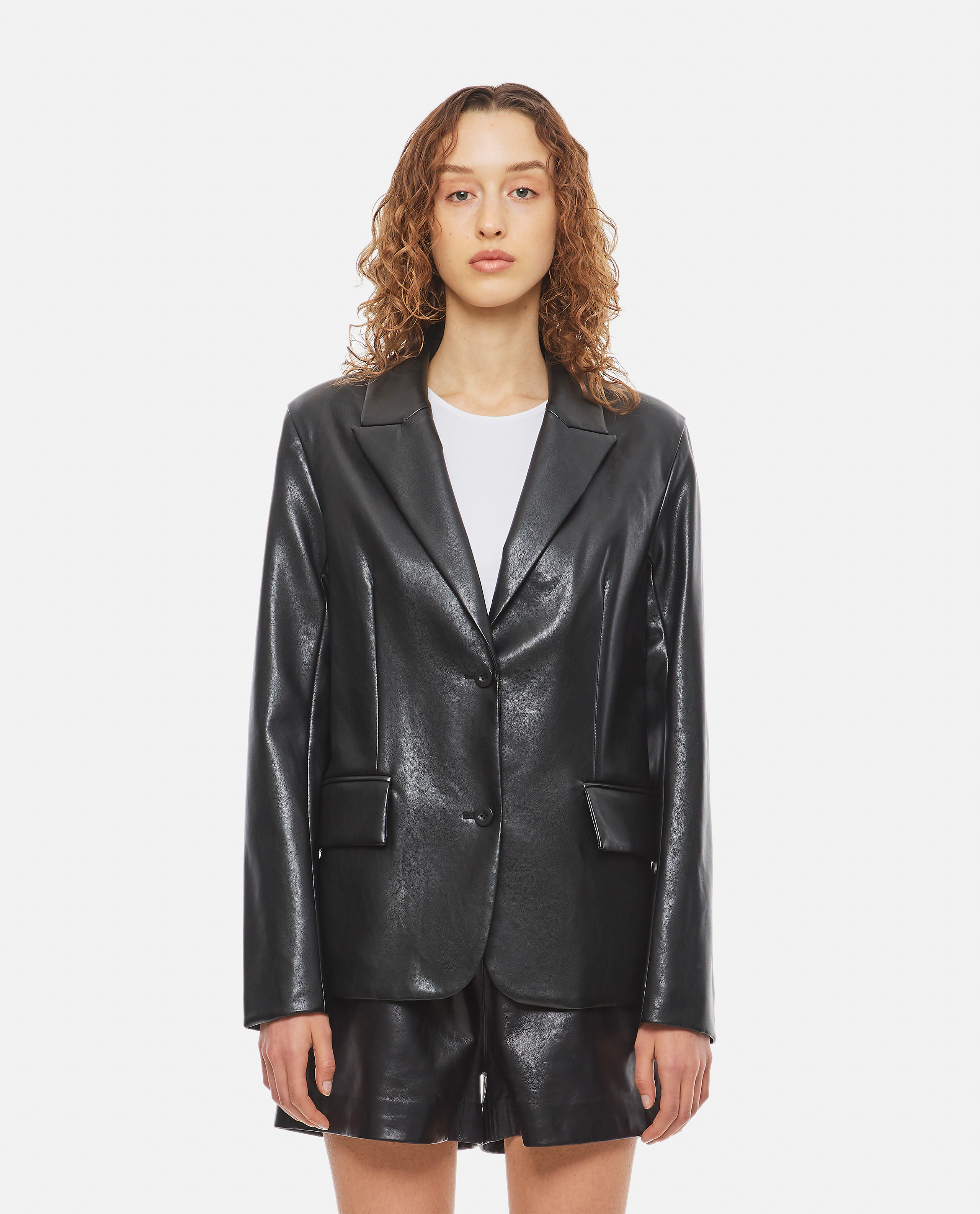 ANSLEY FAUX LEATHER BLAZER günstig online kaufen