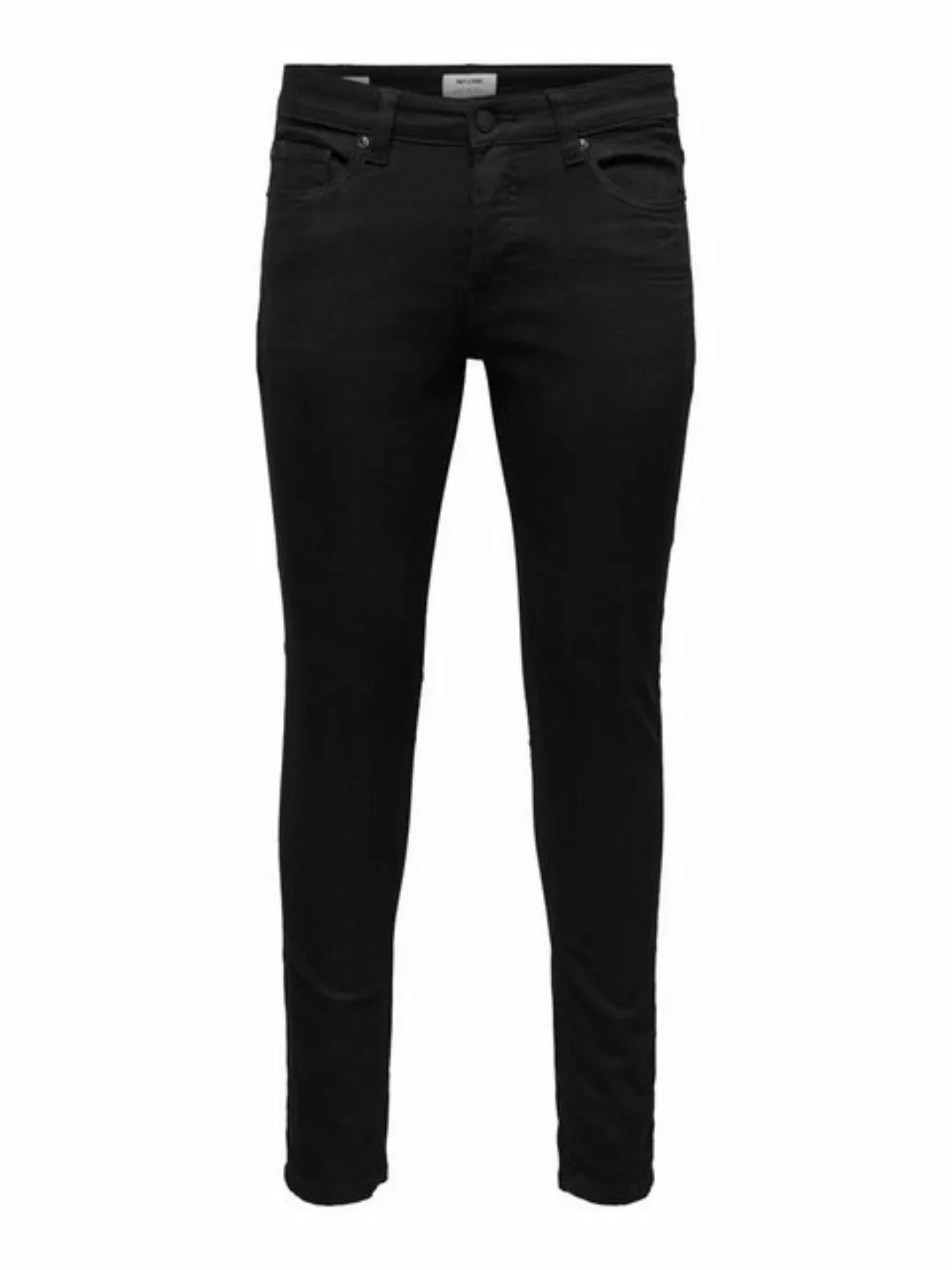 Only & Sons Warp Life Skinny Pk 9384 Jeans 34 Black Denim günstig online kaufen