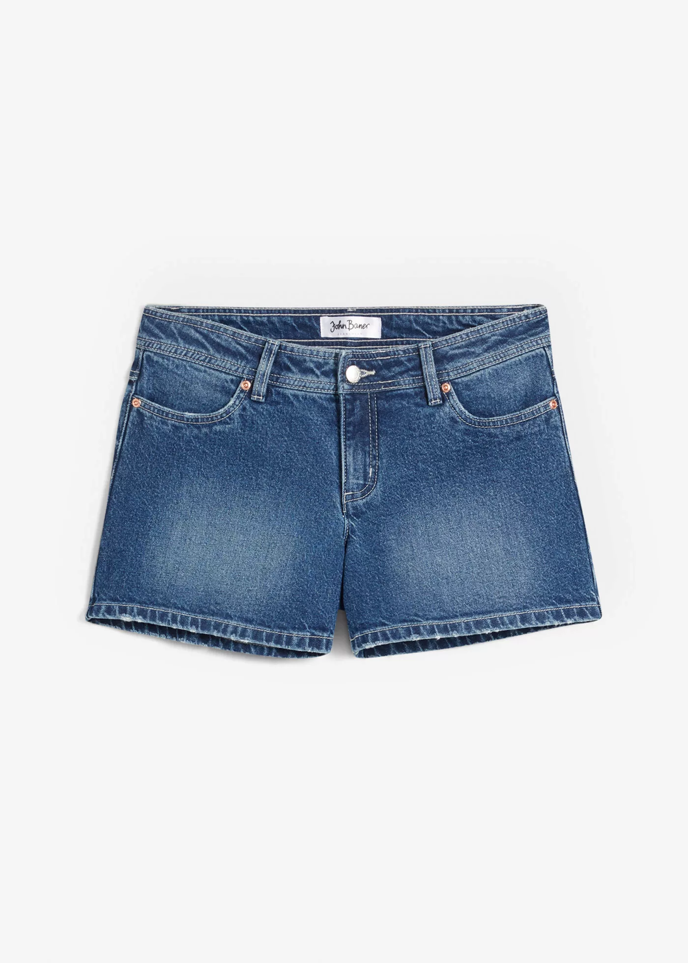 Jeansshorts, Mid Waist günstig online kaufen