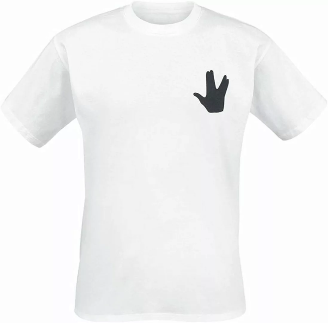 Star Trek T-Shirt Star Trek Spock - Live Long And Prosper T-Shirt weiß Herr günstig online kaufen