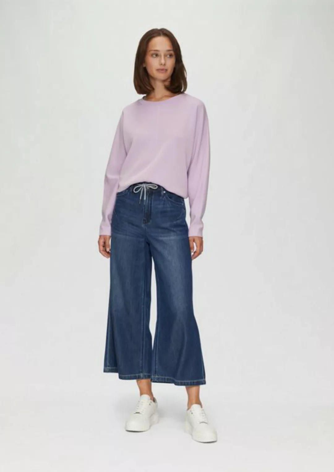 s.Oliver 7/8-Jeans Culotte-Jeans Suri / Regular Fit / Mid Rise / Wide Leg / günstig online kaufen