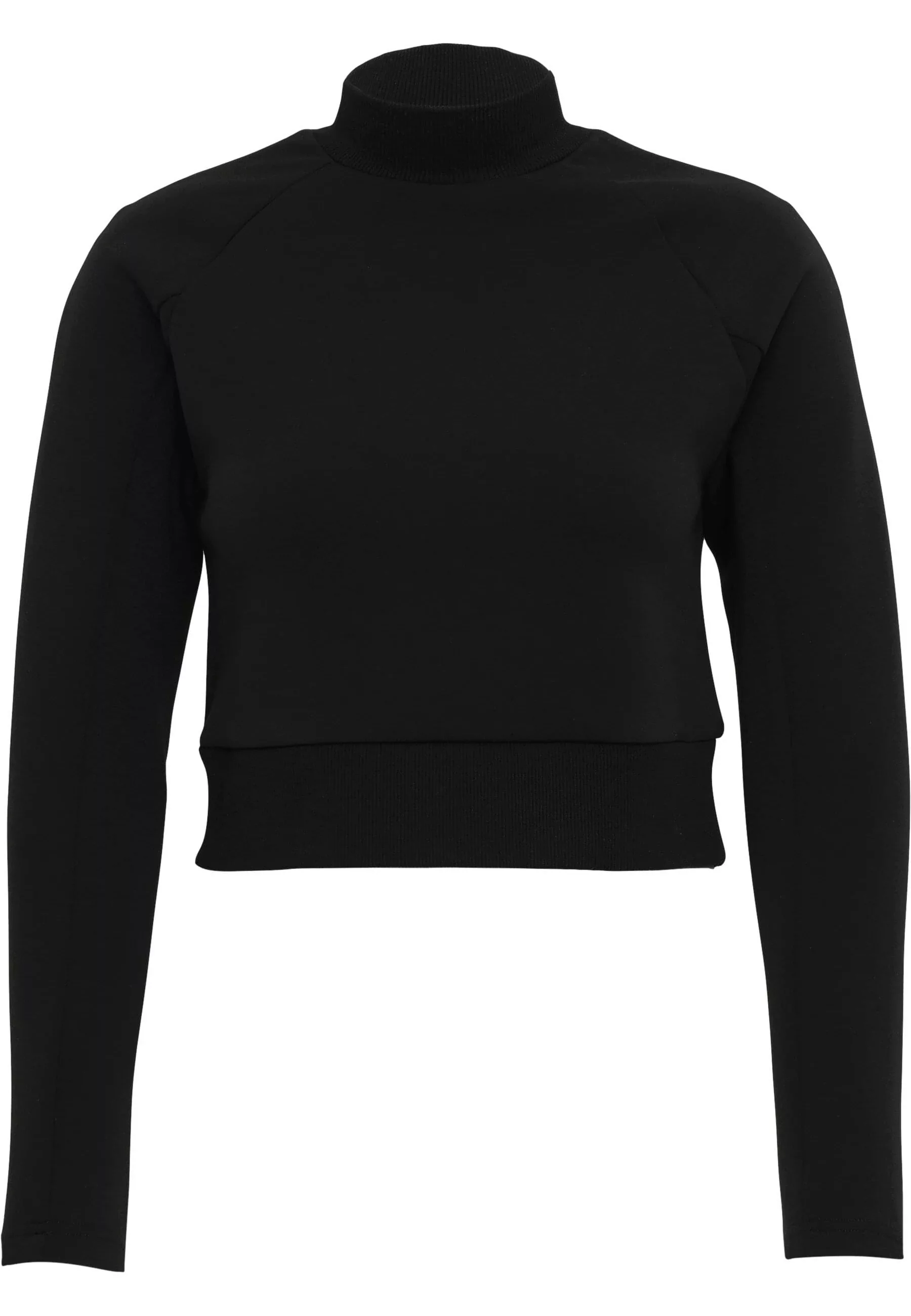 URBAN CLASSICS Sweatshirt "Urban Classics Damen Ladies Interlock Short Turt günstig online kaufen