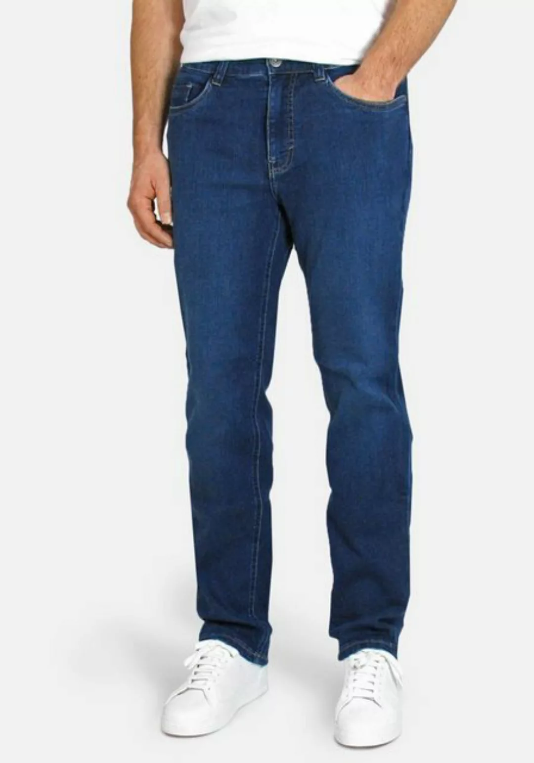 Paddock`s Herren Jeans RANGER - Slim Fit - Blau - Blue Black Dark Stone Sof günstig online kaufen