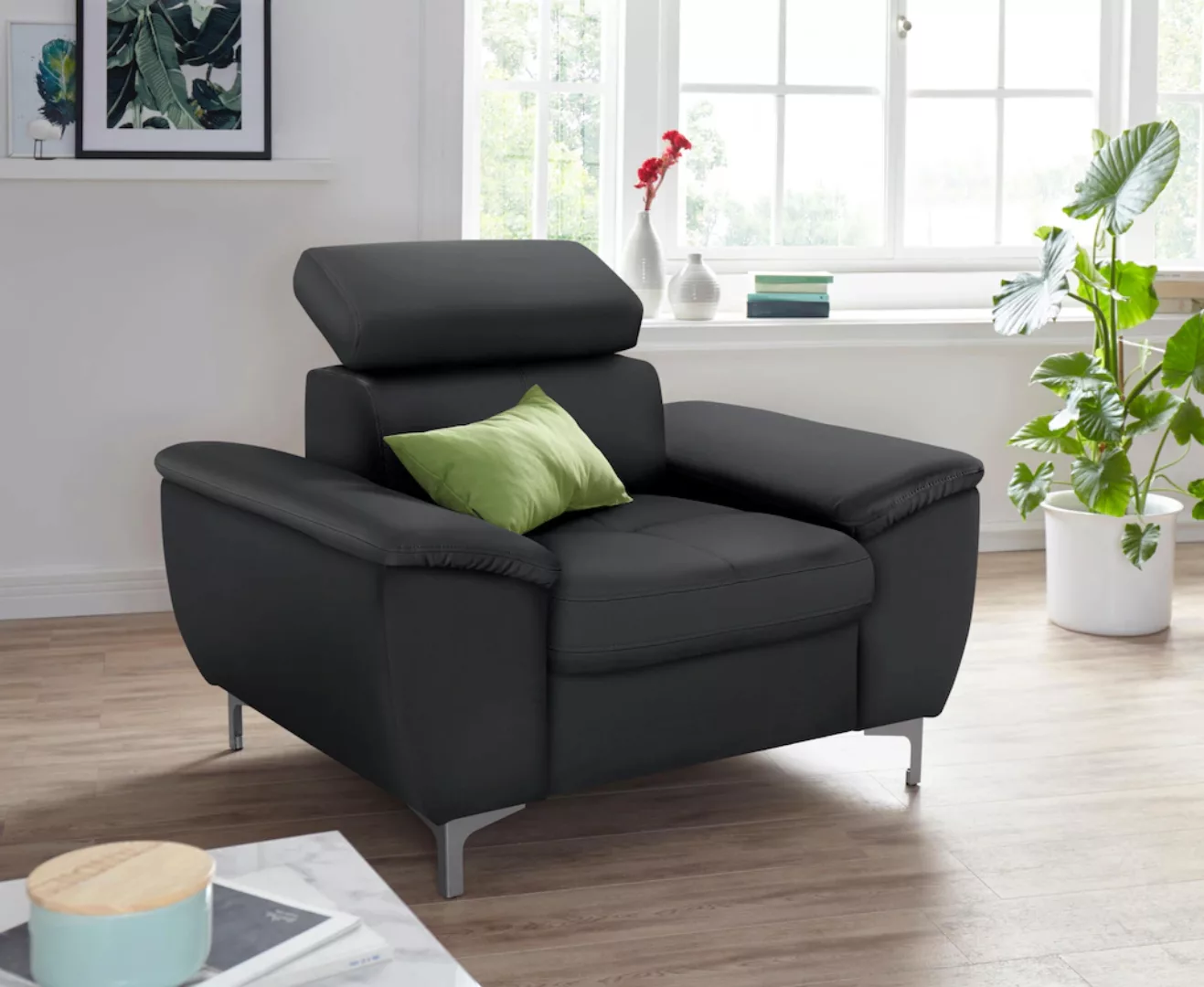 exxpo - sofa fashion Sessel "Azzano, Loungesessel" günstig online kaufen