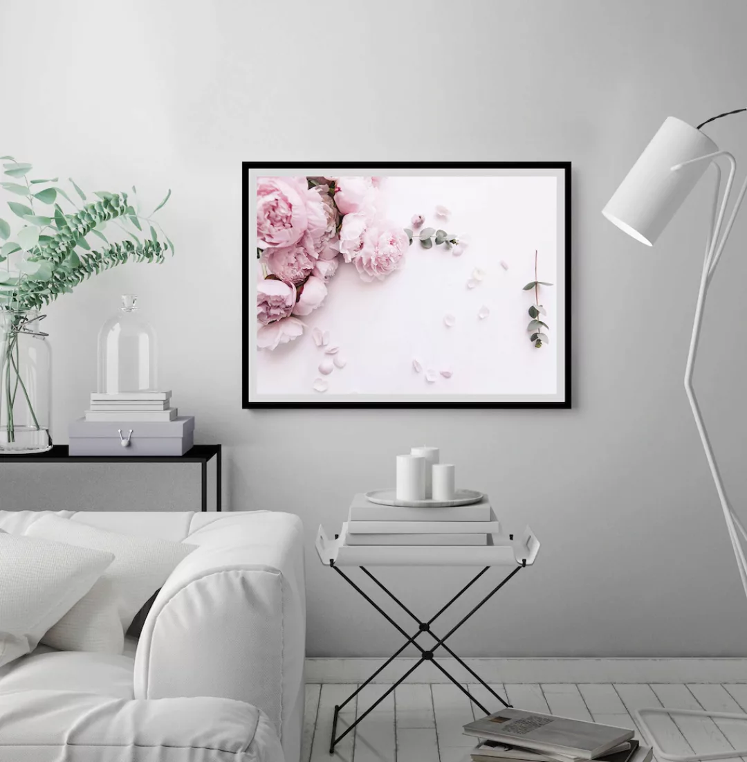 queence Bild "Grete", Blumen, Rosen, gerahmt günstig online kaufen