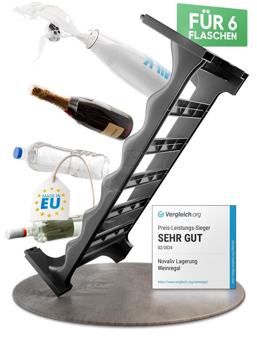 Novaliv Regal -, Spar-Set 1-tlg., Stapelbar,platzsparend, günstig online kaufen