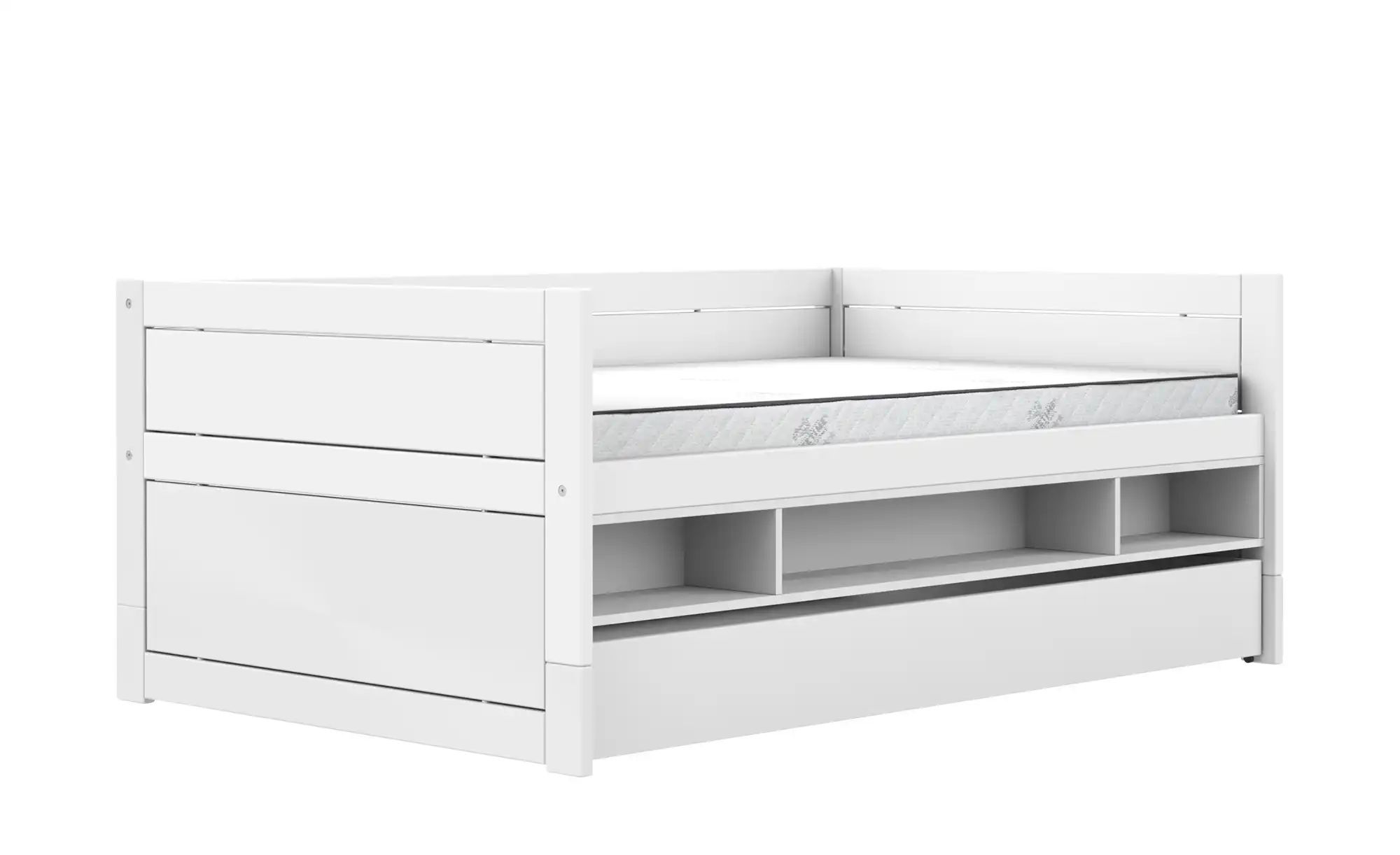 Lifetime Kojenbett mit Stauraum und Bettkasten 120cm  Basis ¦ weiß ¦ Maße ( günstig online kaufen