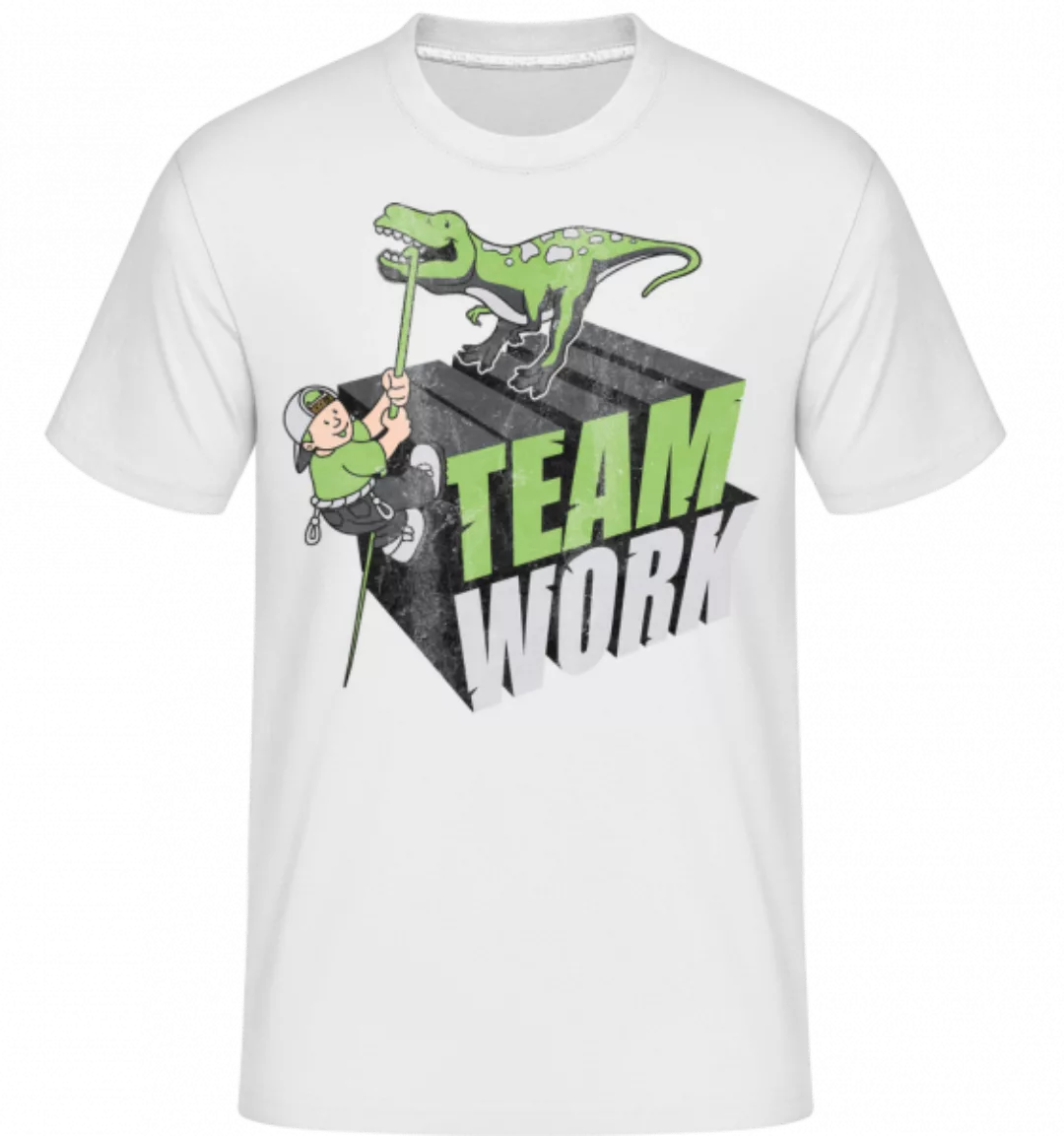 Dino Team Work · Shirtinator Männer T-Shirt günstig online kaufen
