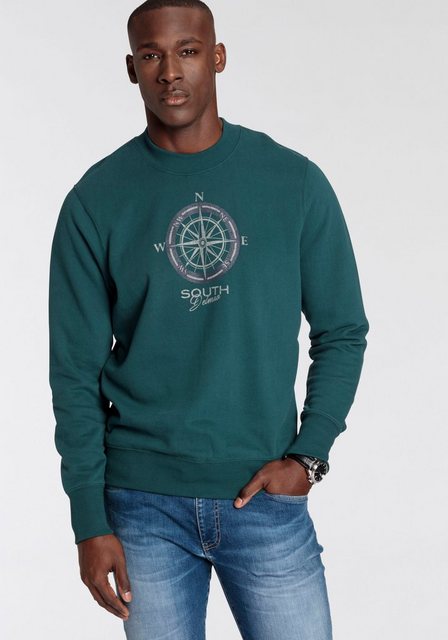 DELMAO Sweatshirt, lange Ärmel, lässige Passform, mit Print, Rundhals günstig online kaufen