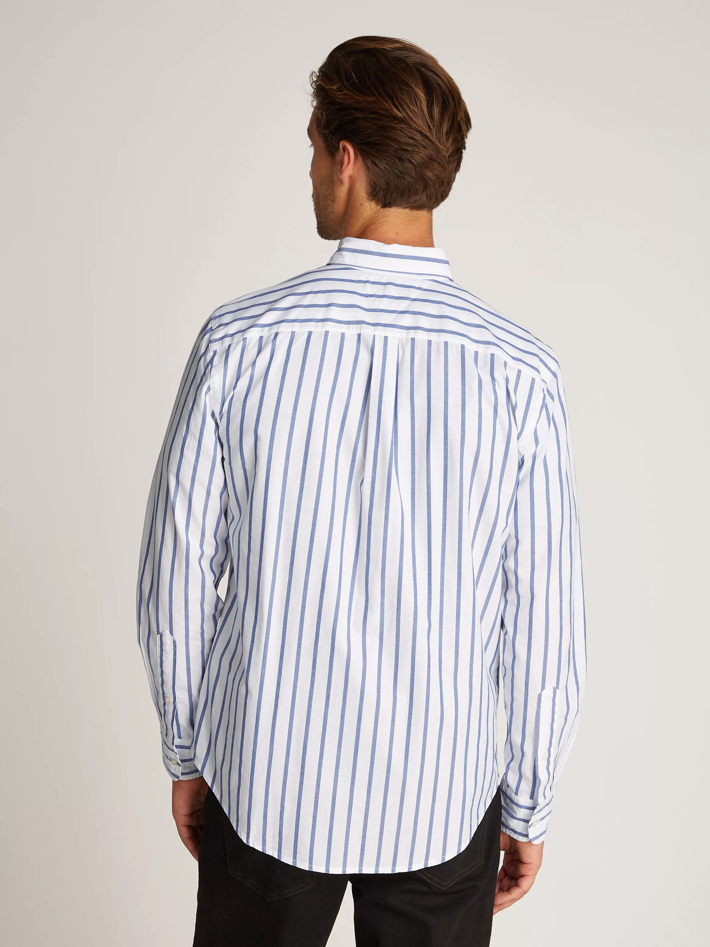 Tommy Hilfiger Businesshemd FLEX POPLIN NAUTICAL STP SHIRT günstig online kaufen