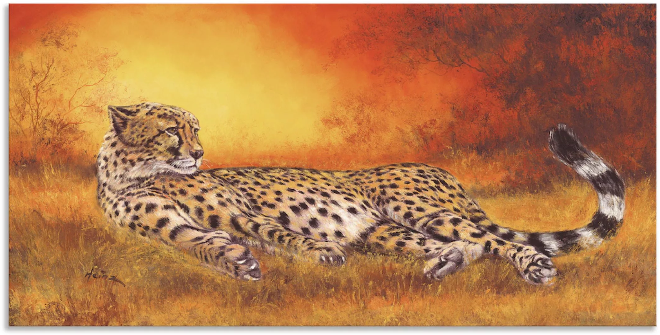 Artland Wandbild "Gepard", Geparden Bilder, (1 St.) günstig online kaufen