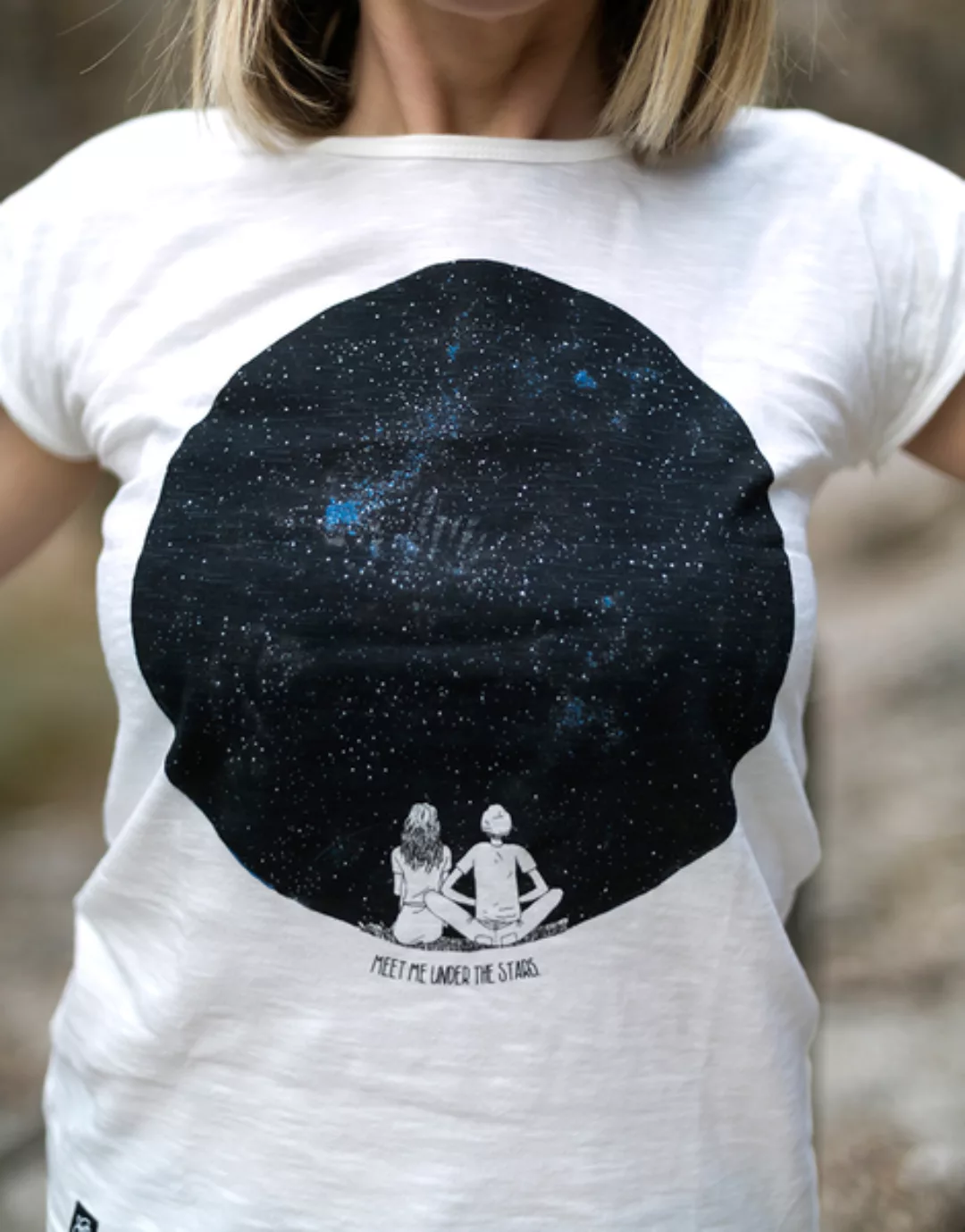 Bio T-shirt "Lea Stars White" günstig online kaufen