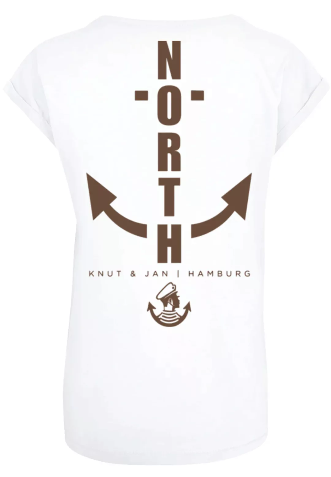 F4NT4STIC T-Shirt "North Anker Knut & Jan Hamburg", Print günstig online kaufen