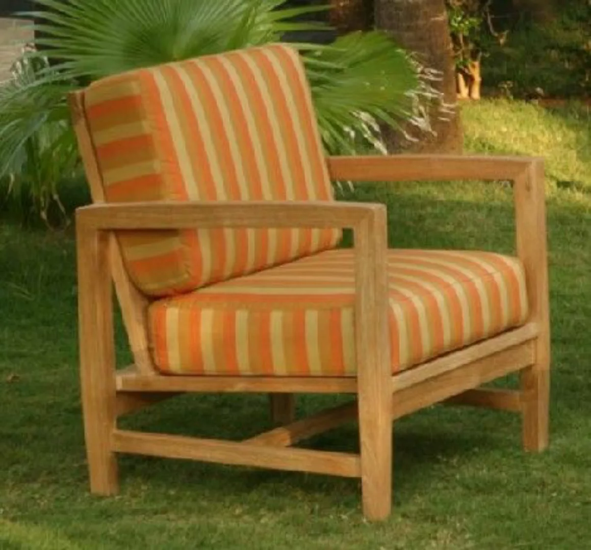 Lounge Sessel Udine Teak Massivholz günstig online kaufen