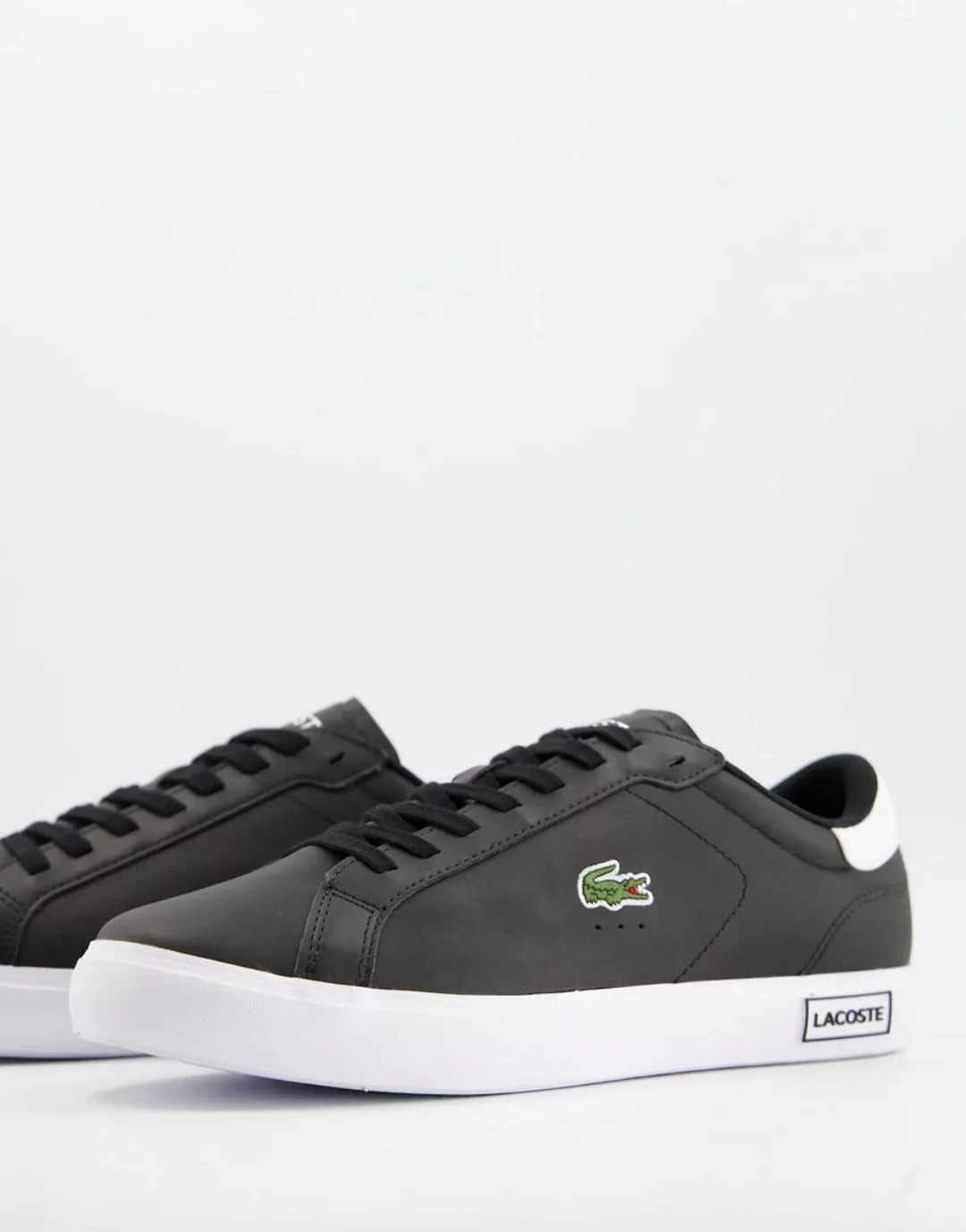 Lacoste – Power Court – Sneaker in Schwarz günstig online kaufen