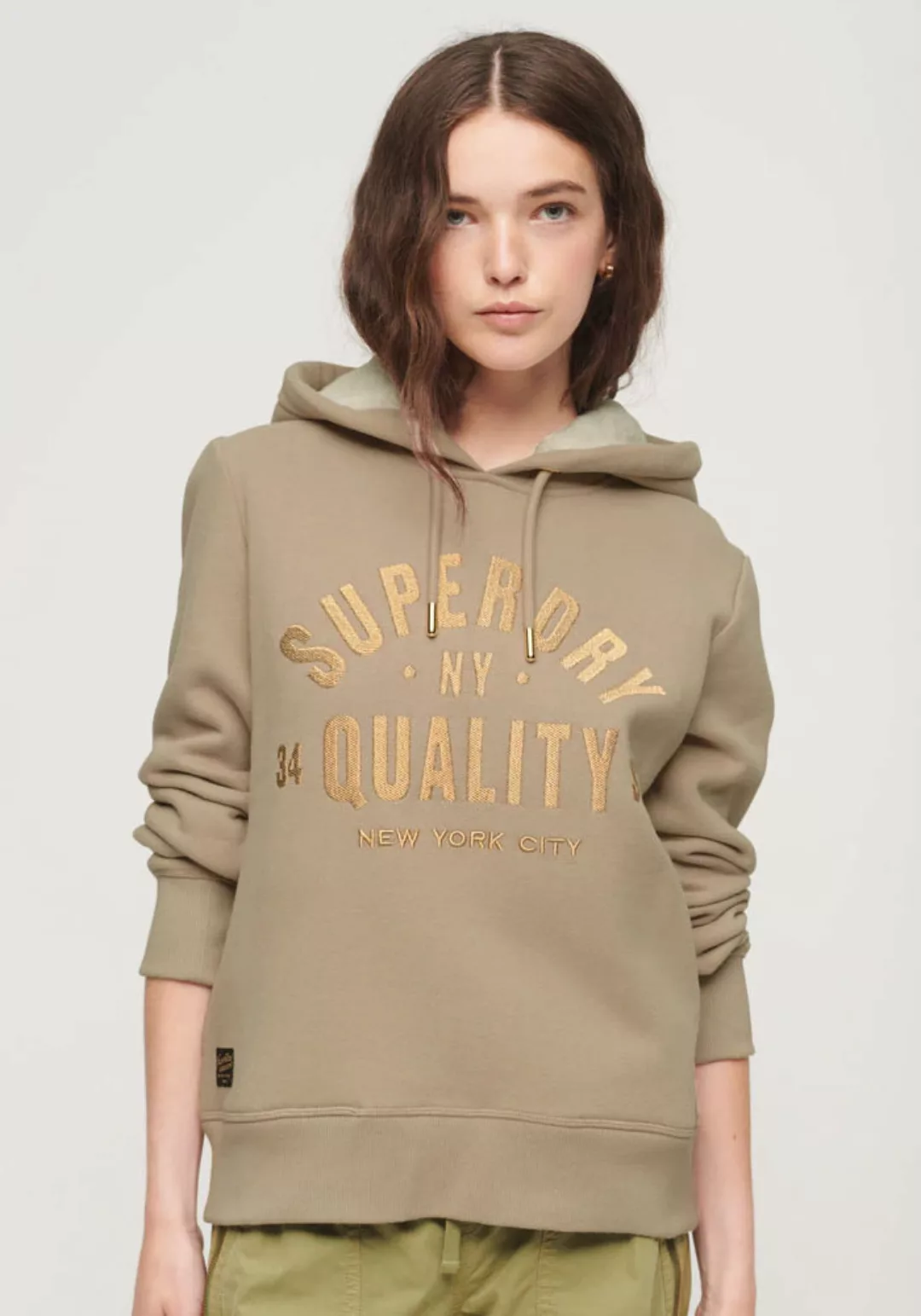 Superdry Kapuzensweatshirt "SU-LUXE METALLIC LOGO HOODIE" günstig online kaufen